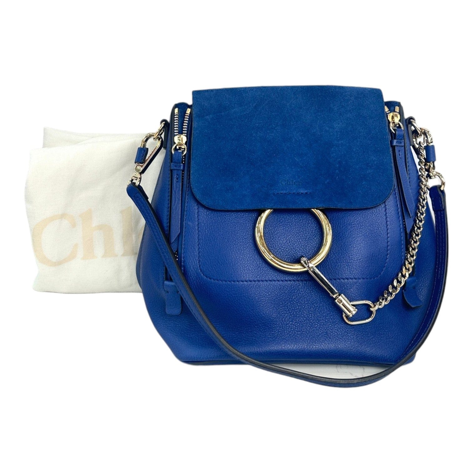 Chloe Blue Backpack Bag