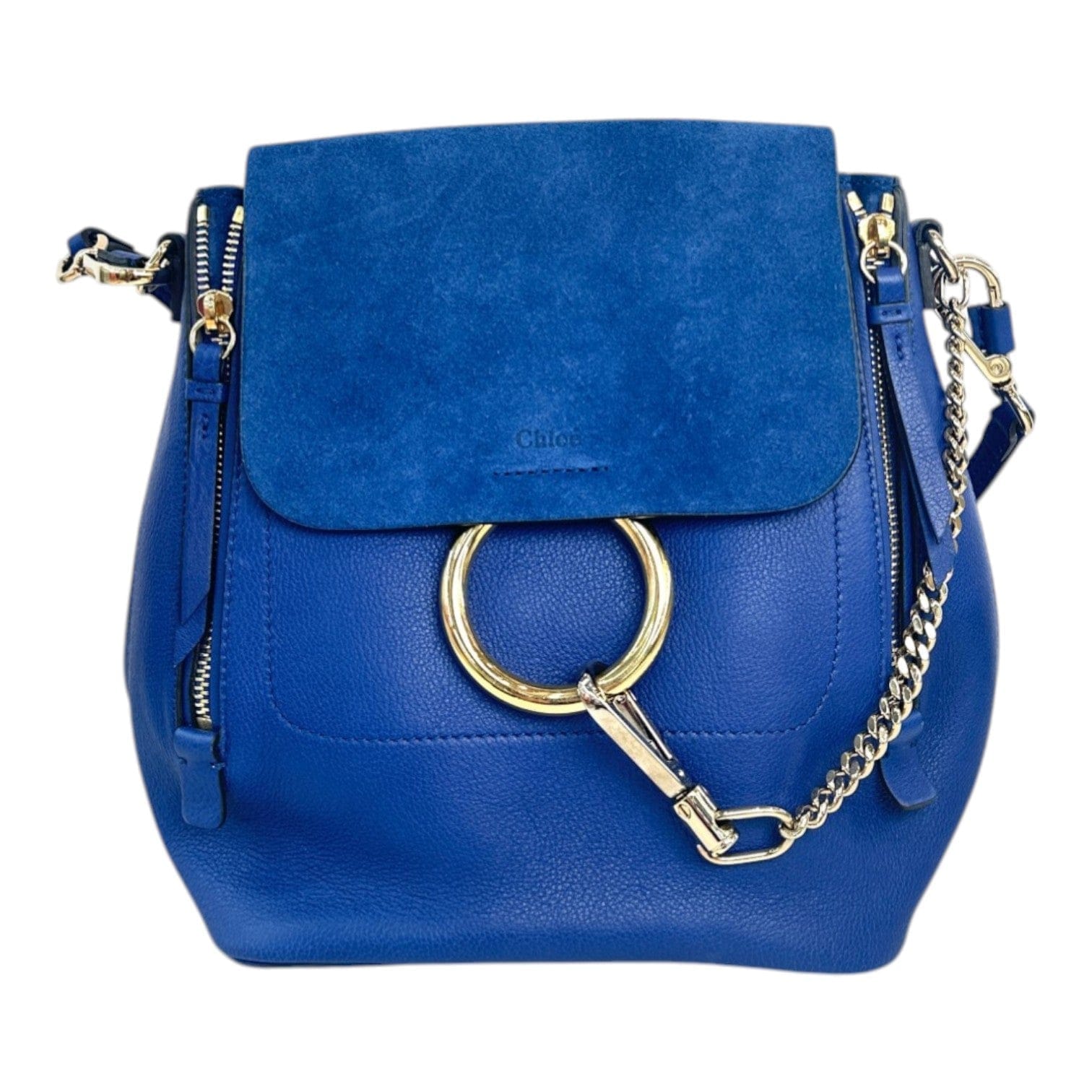 Chloe Blue Backpack Bag