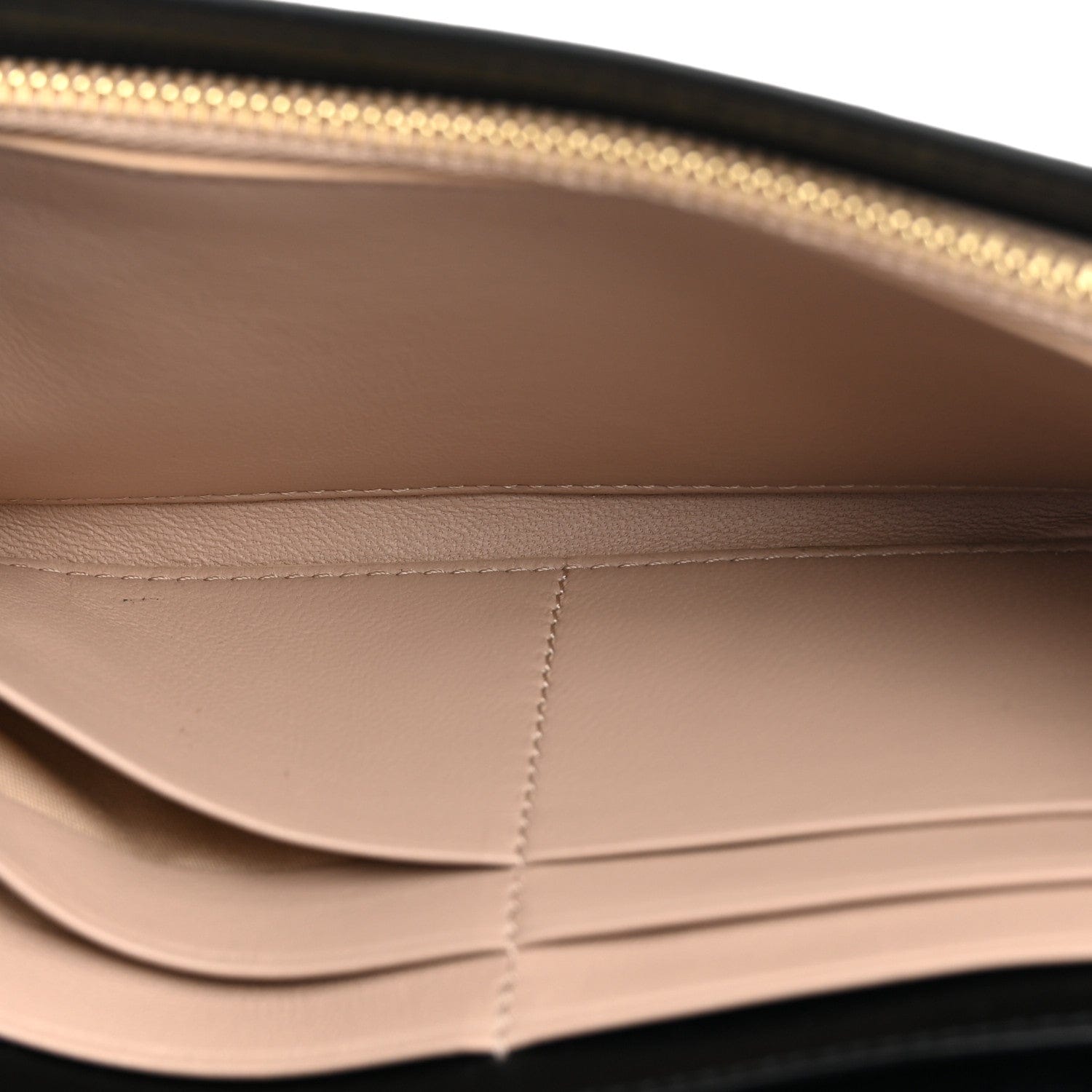 Chloe Calfskin Long Flap C Wallet Black
