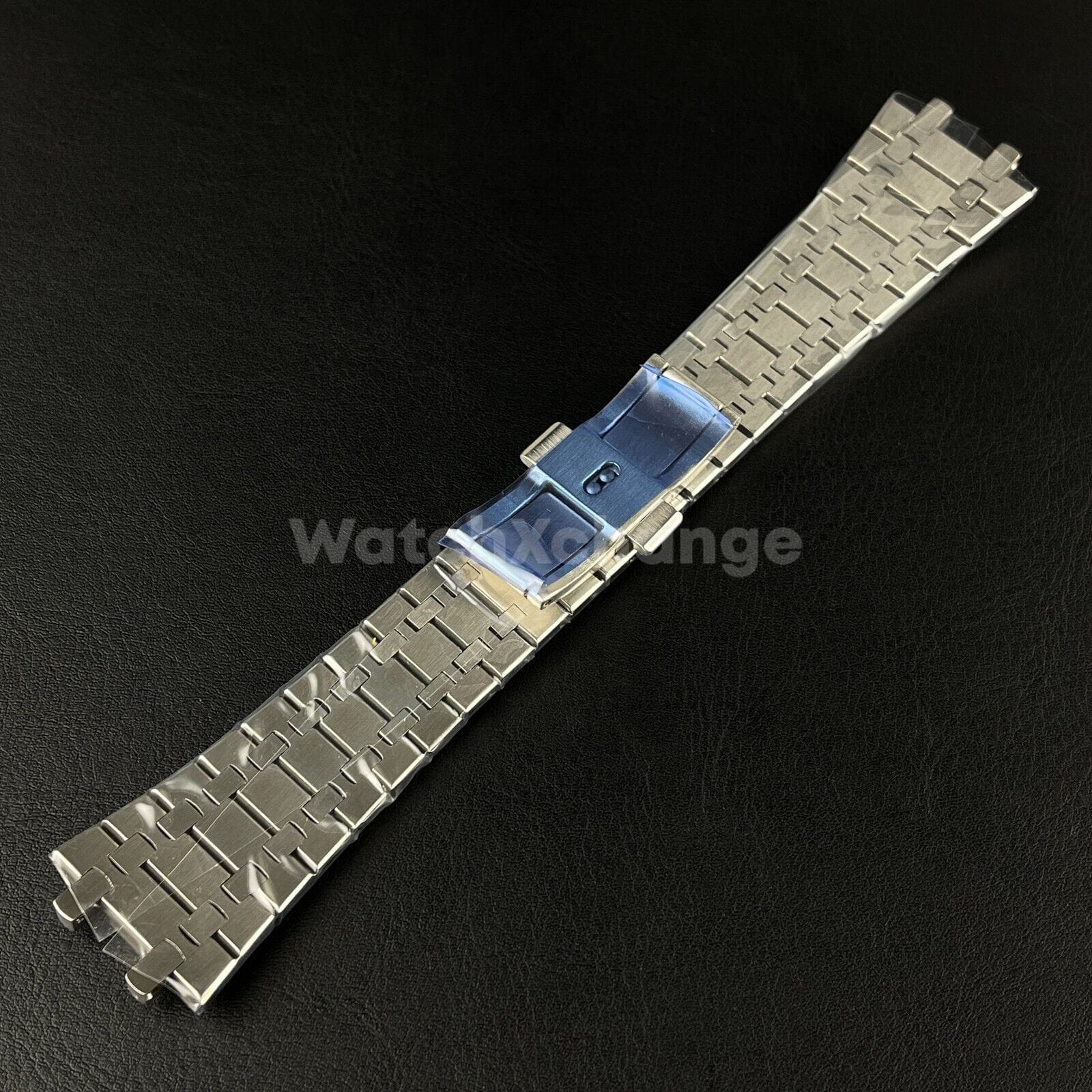 Transparent Stainless Steel Octagonal 42 mm Automatic Watch Case Bracelet Transparent Back