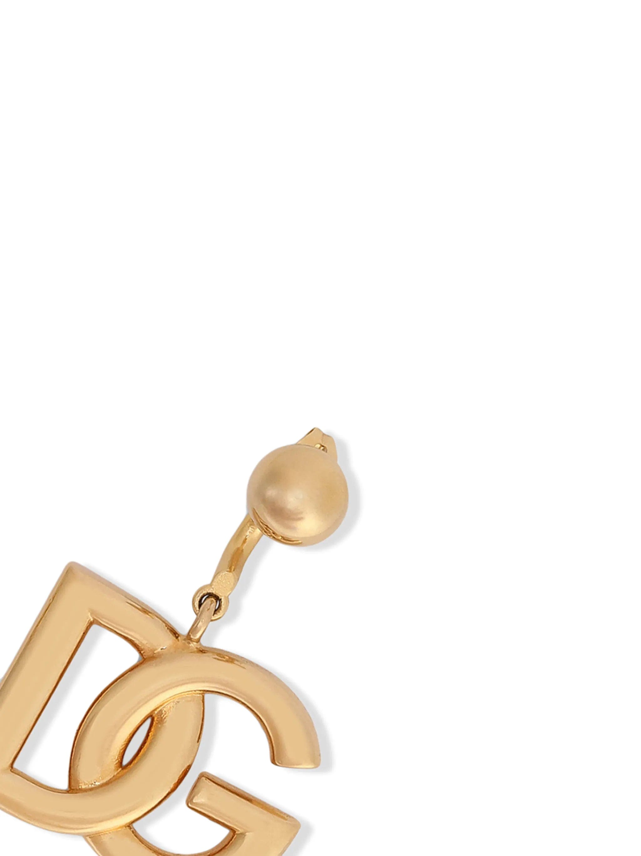 Dolce & Gabbana DG - logo drop earrings