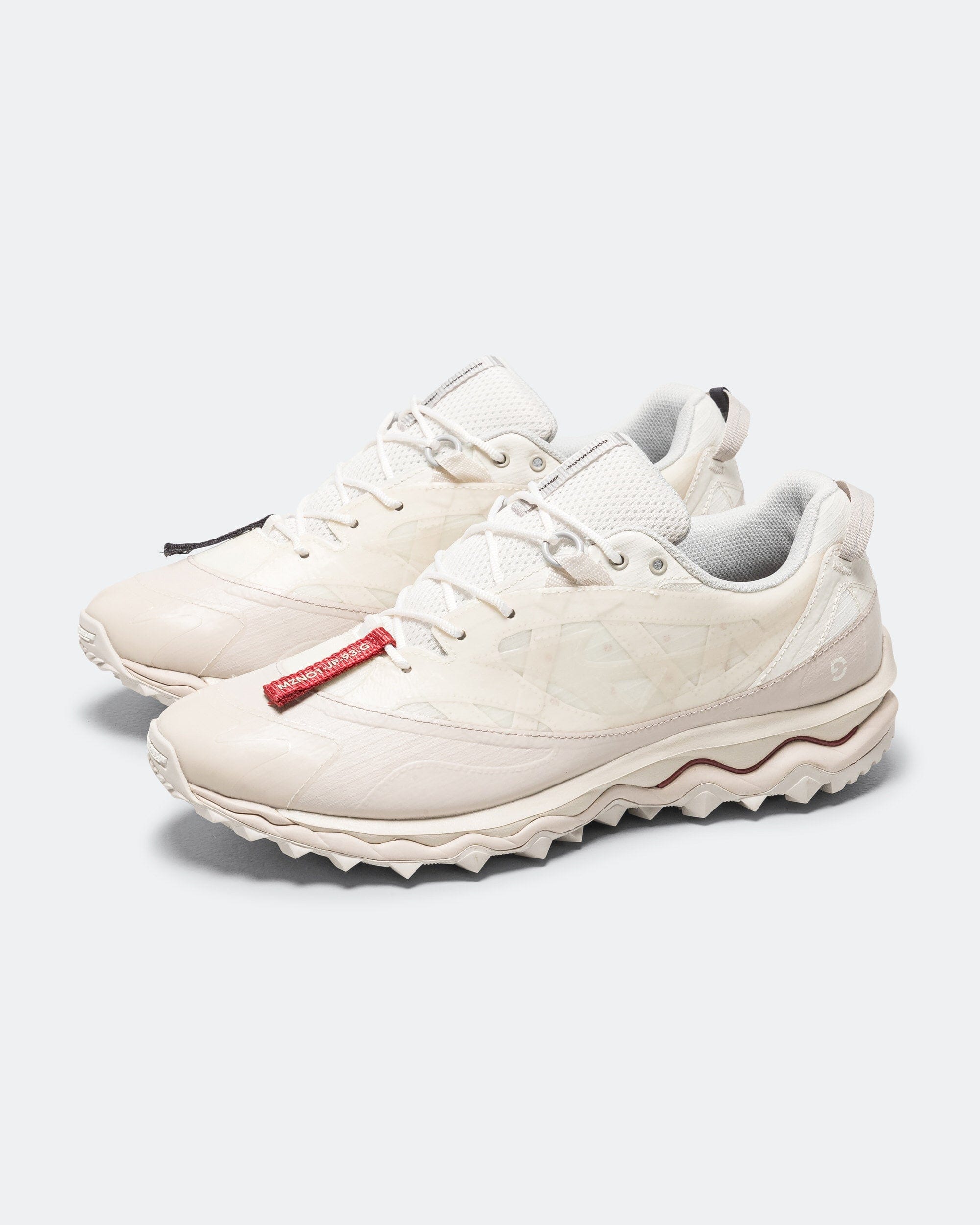Mizuno Wave Mujin TL x GOOPiMADE - Light Grey/White