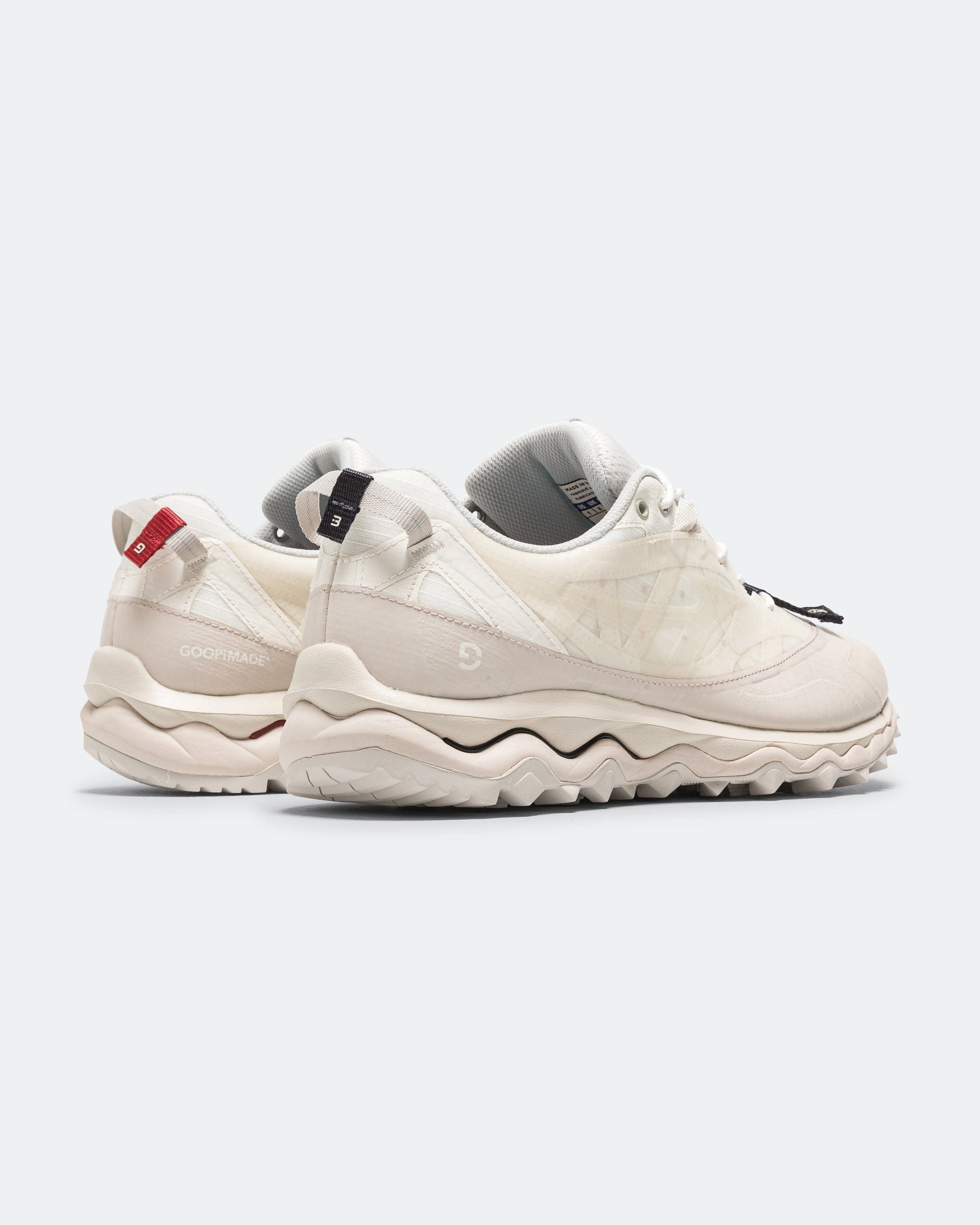 Mizuno Wave Mujin TL x GOOPiMADE - Light Grey/White