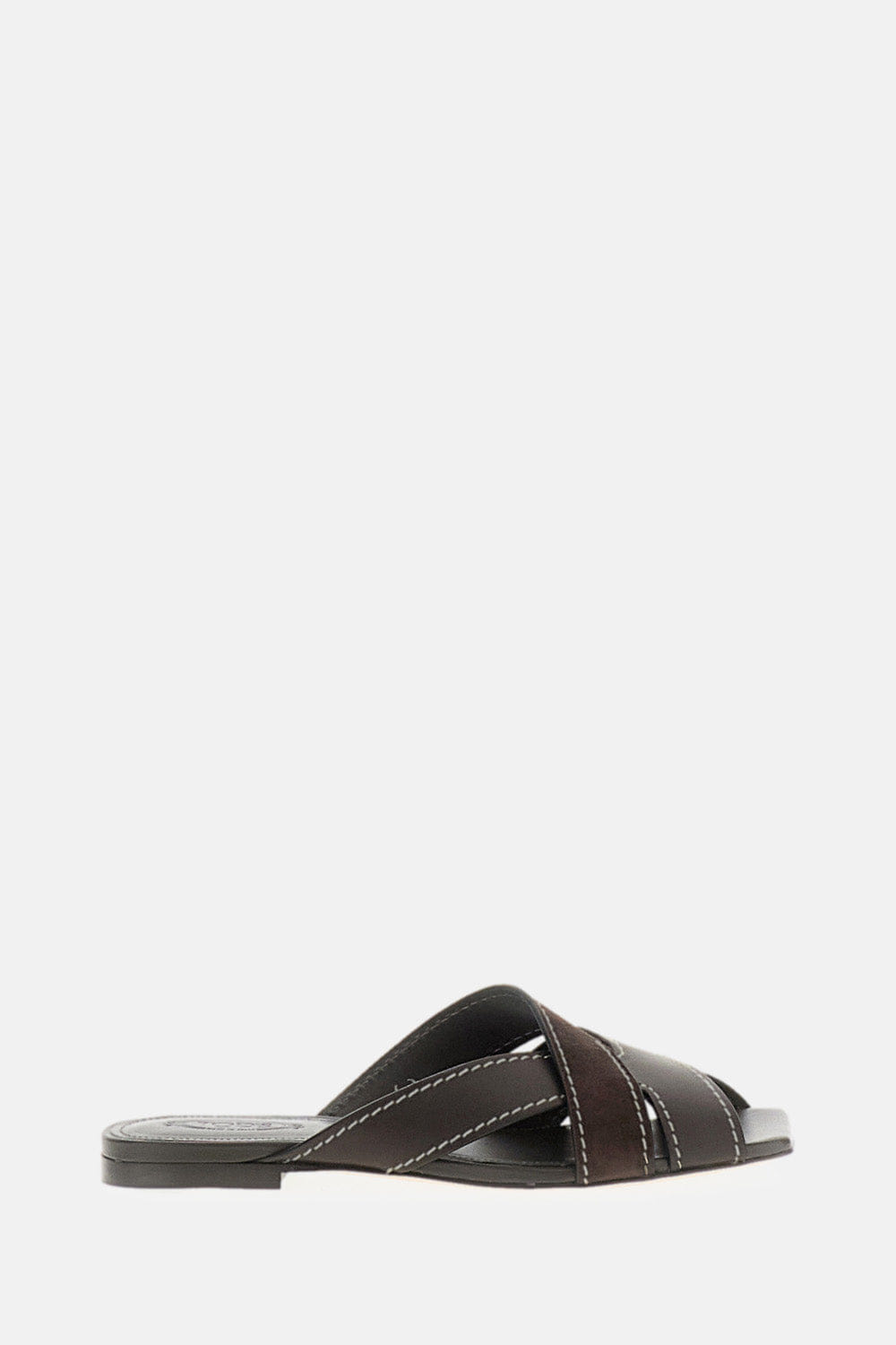 Tod's SANDALI IN CUOIO LISCIO E SCAMOSCIATO