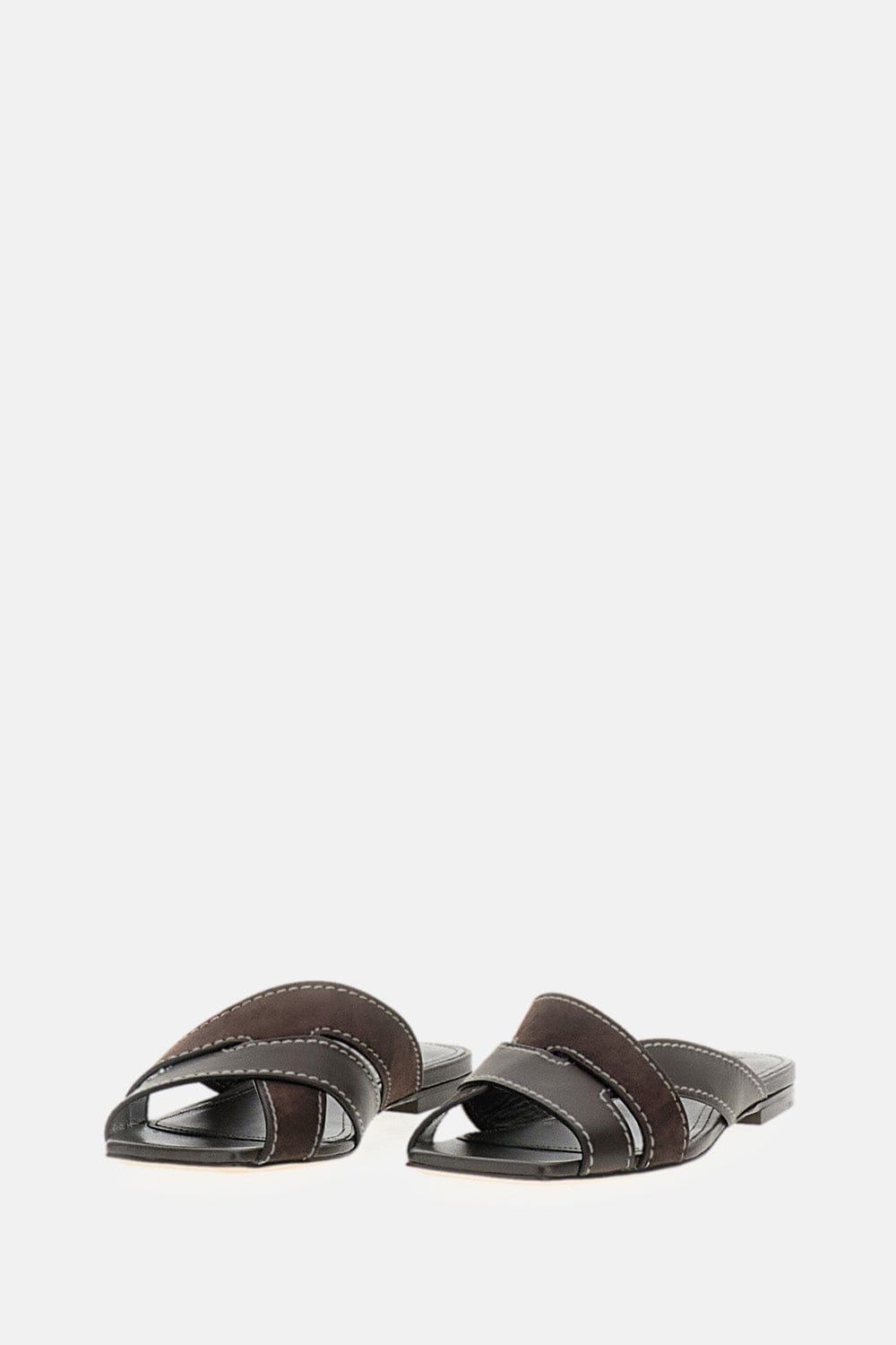 Tod's SANDALI IN CUOIO LISCIO E SCAMOSCIATO