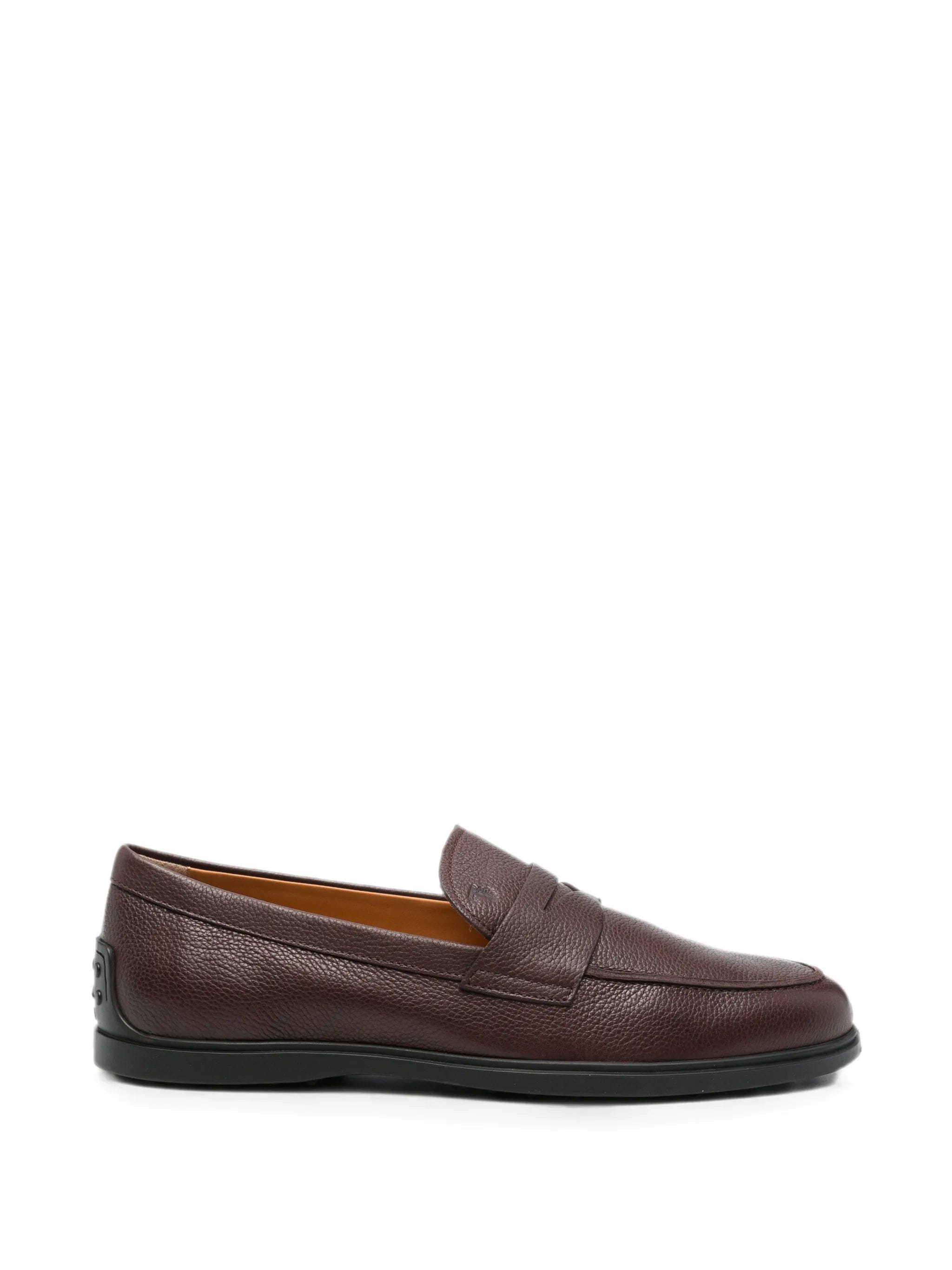Tod's Gommino pebble - detail leather loafers
