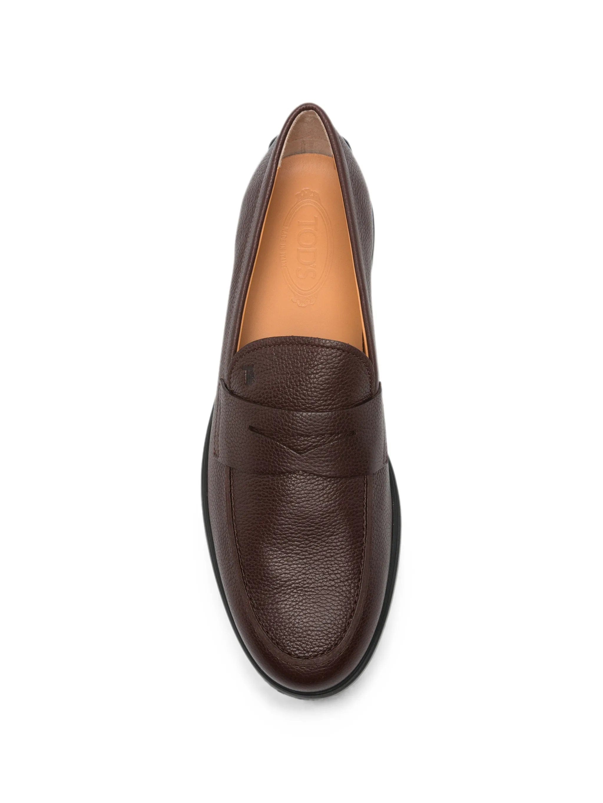 Tod's Gommino pebble - detail leather loafers