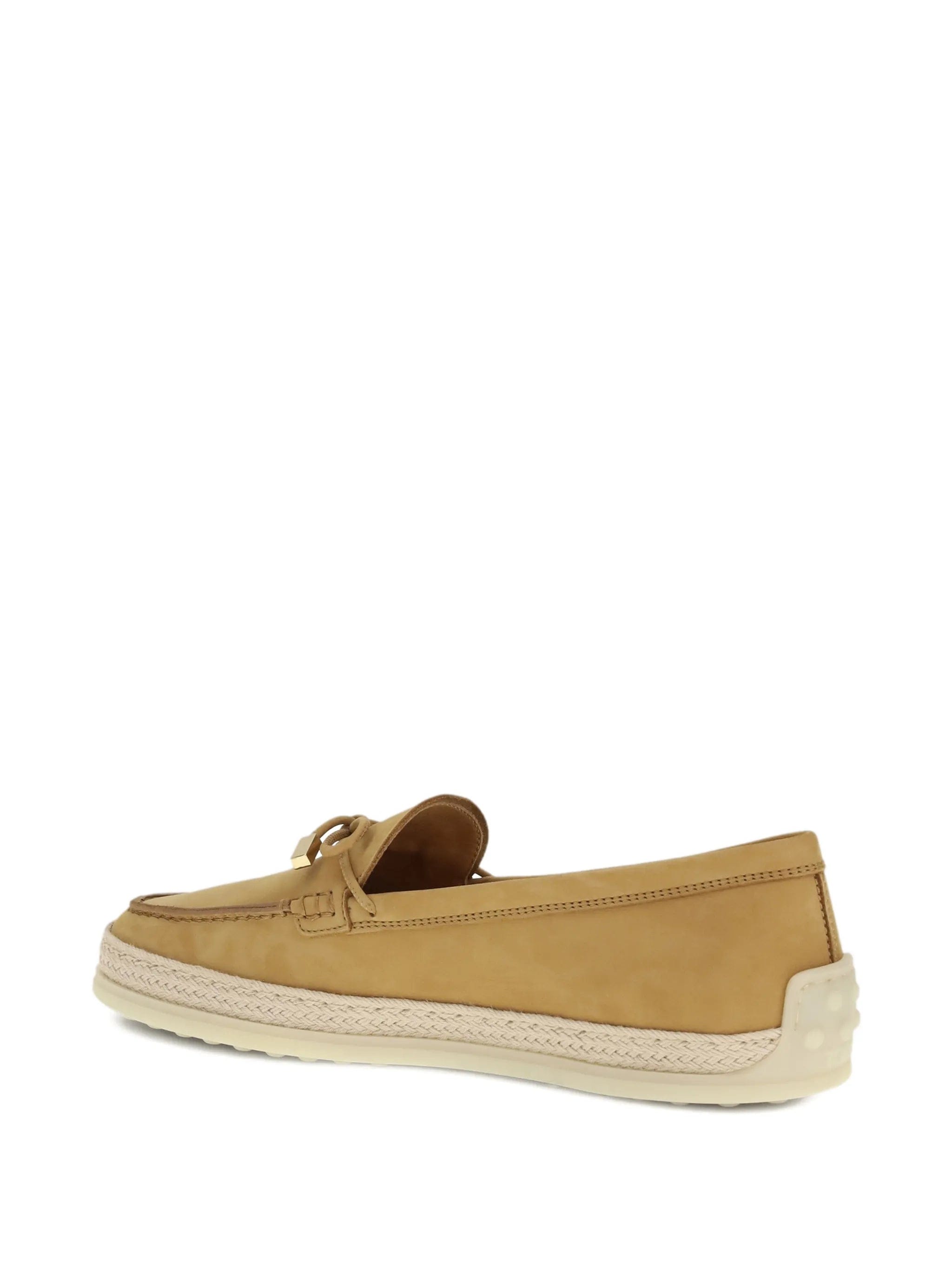 Tod's bow - detail braided loafers