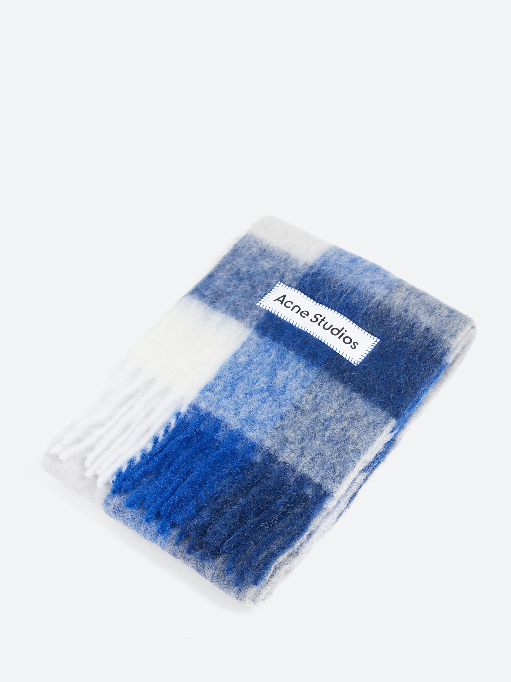 Acne Studios Mohair Checked Scarf