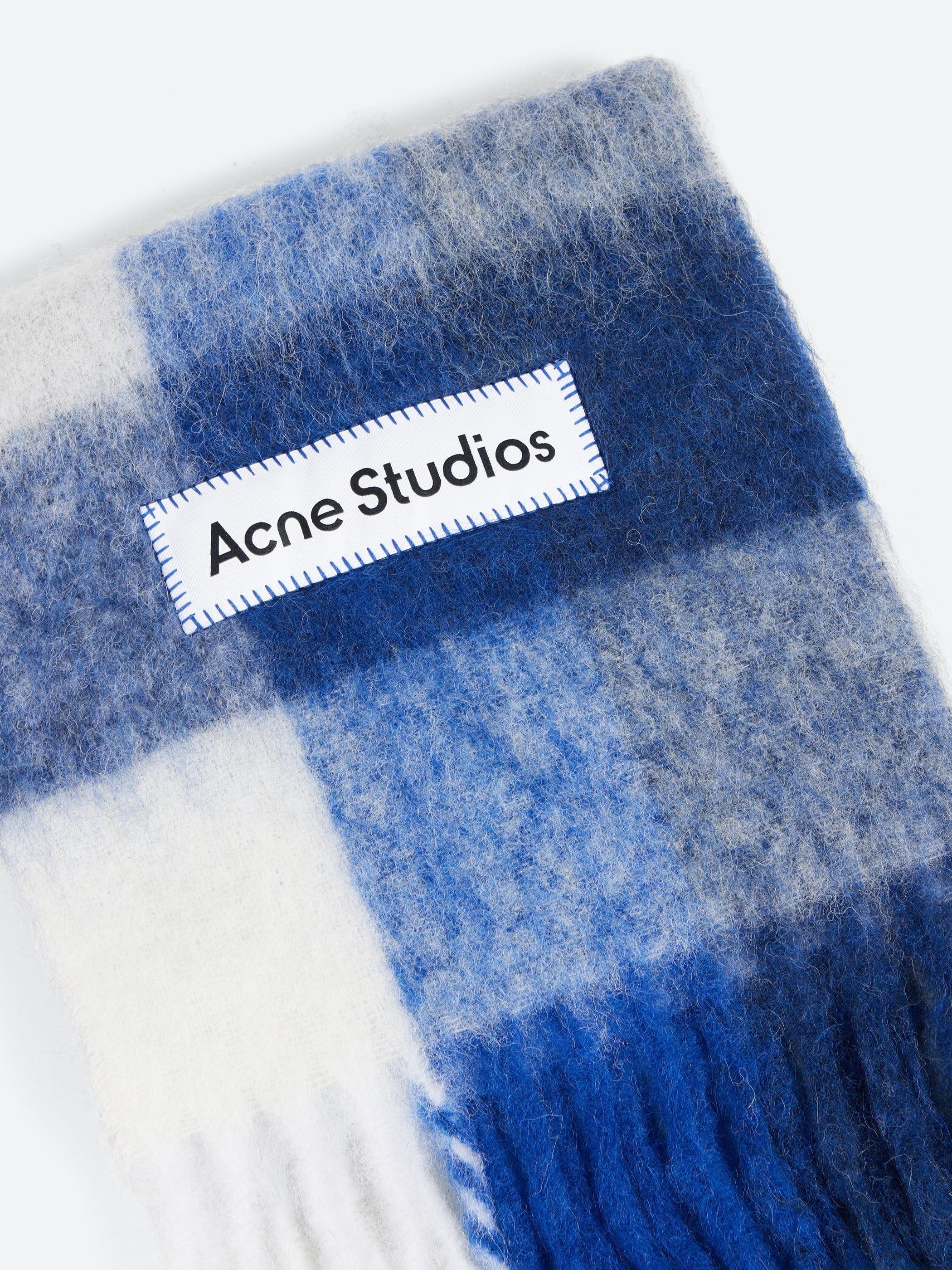 Acne Studios Mohair Checked Scarf