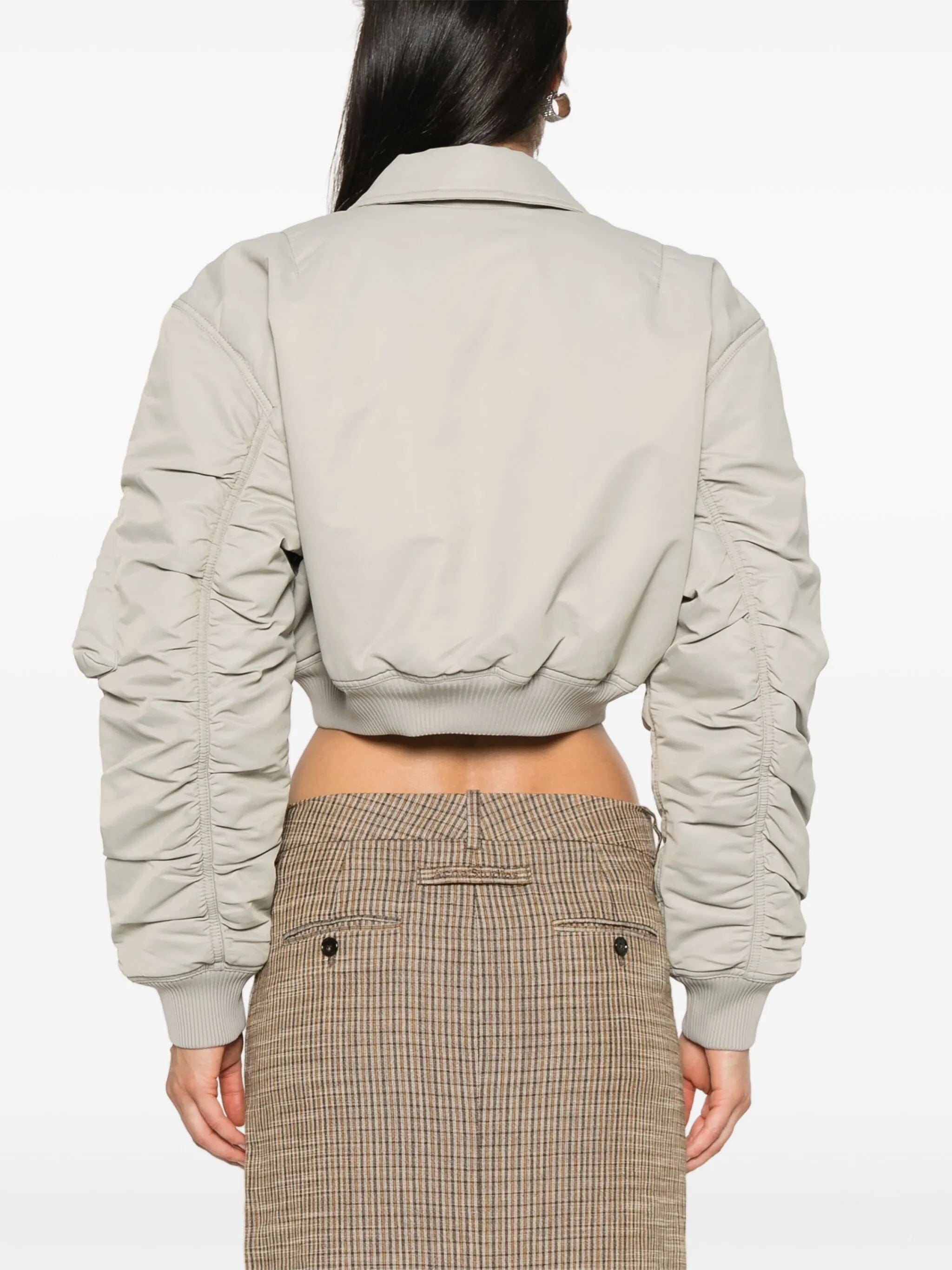 Acne Studios cropped padded bomber jacket