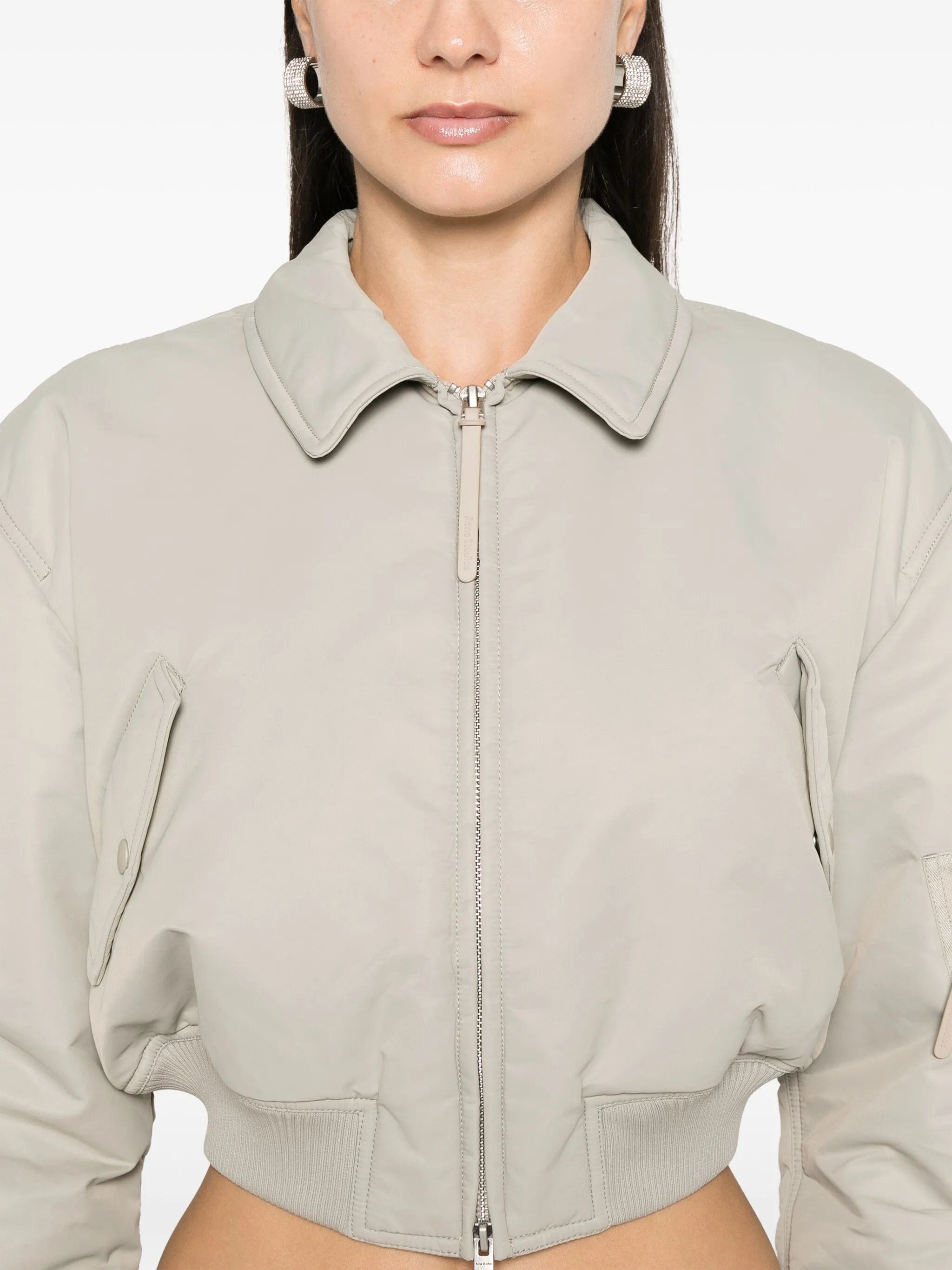 Acne Studios cropped padded bomber jacket