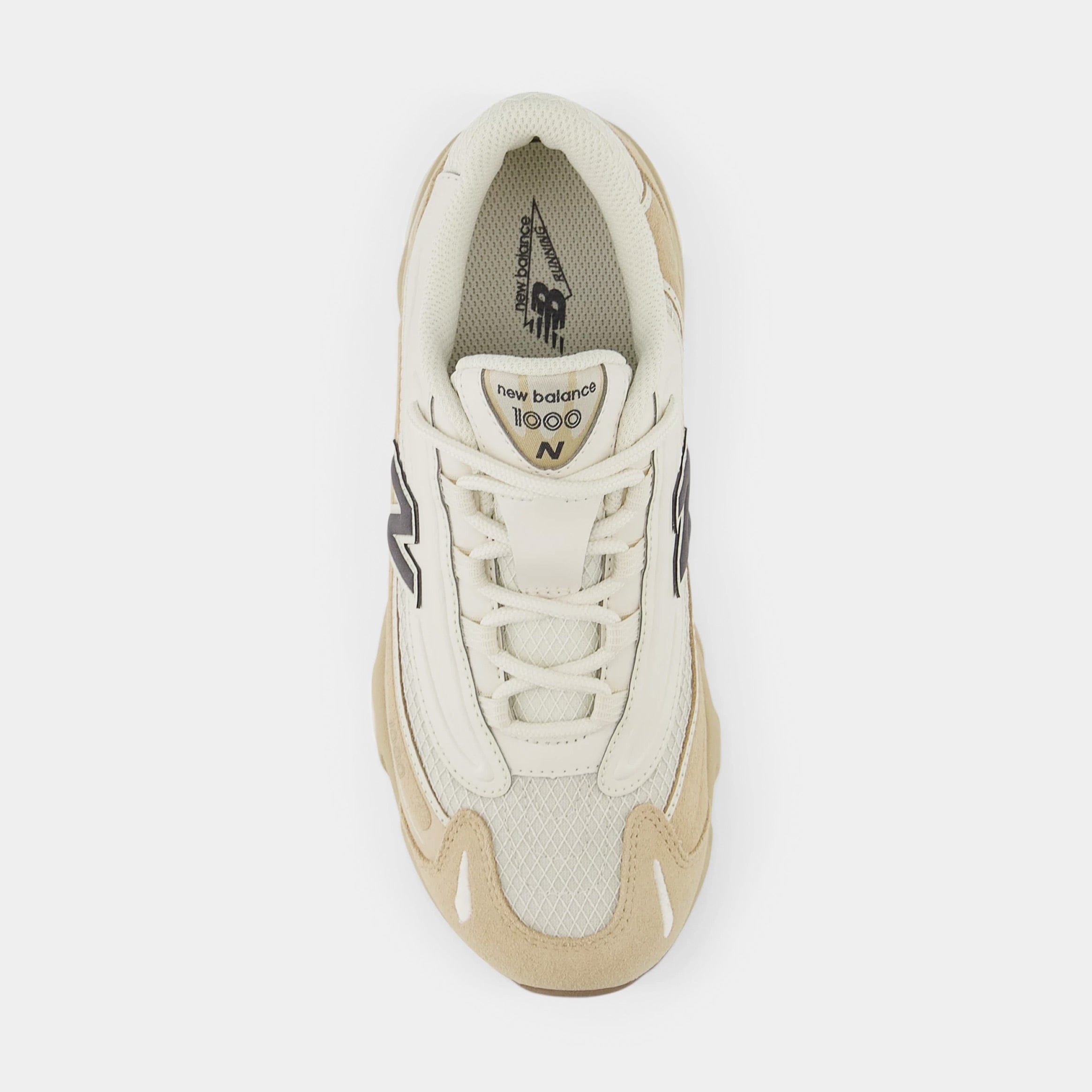 Newbalance 1000 Grade School Running Shoes (Beige/White)