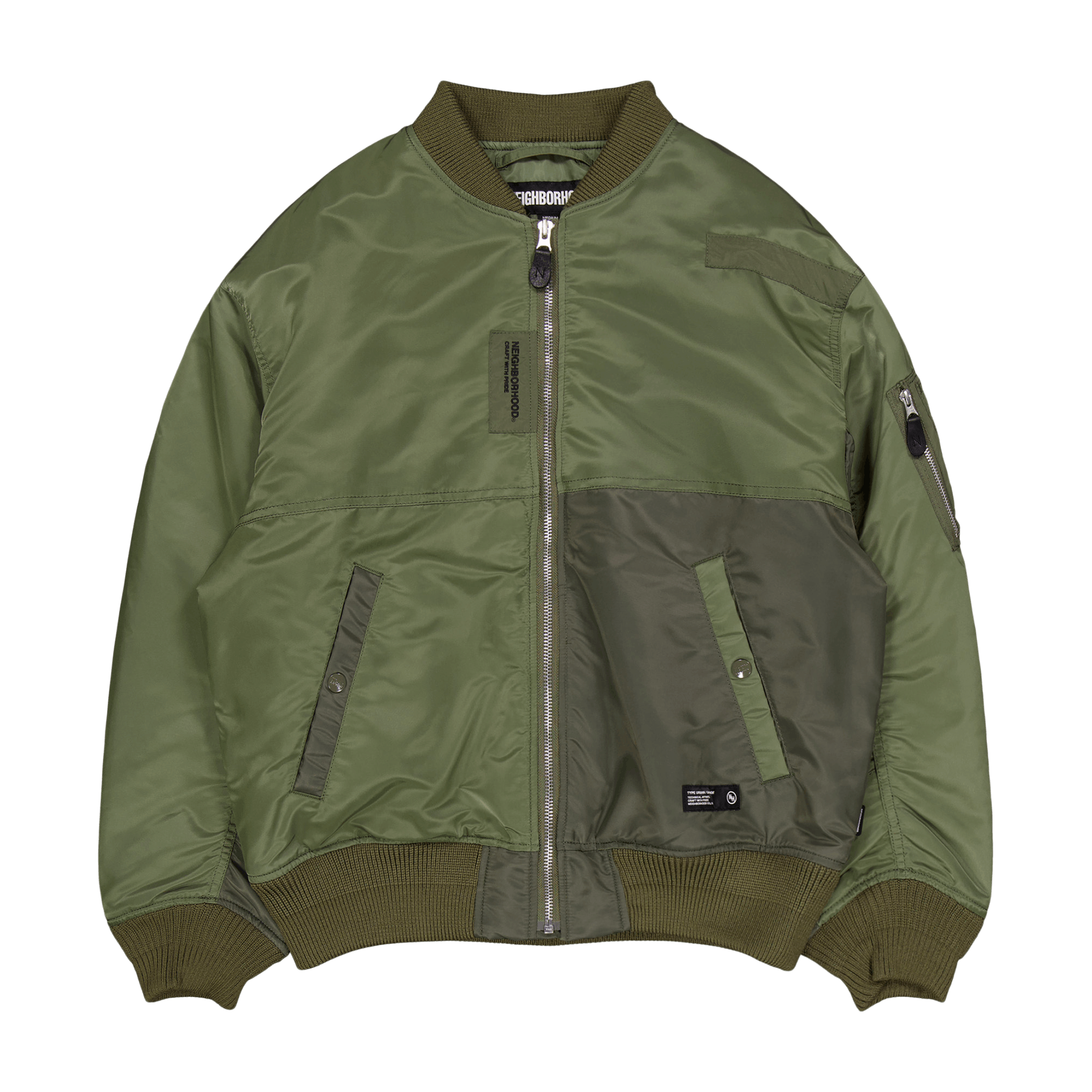 Neighborhood Ma - 1 Flight Jacket Olive Drab