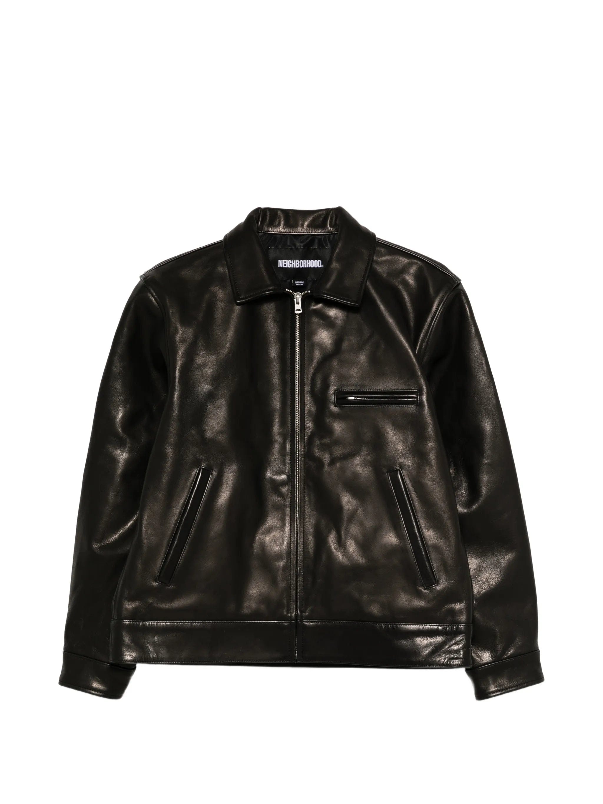 Neighborhood leather sports jacket