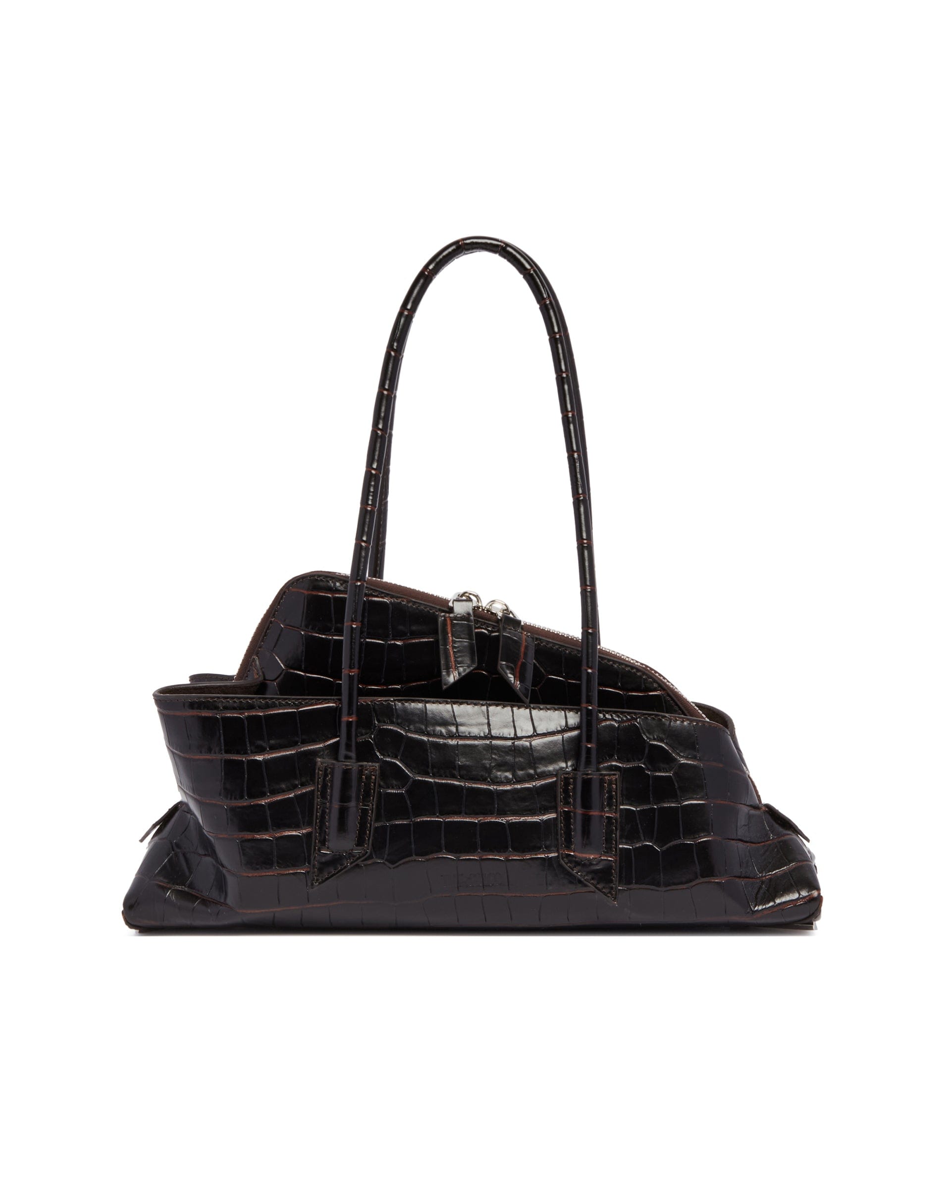 THE Attico Borsa La Passeggiata Small Marrone