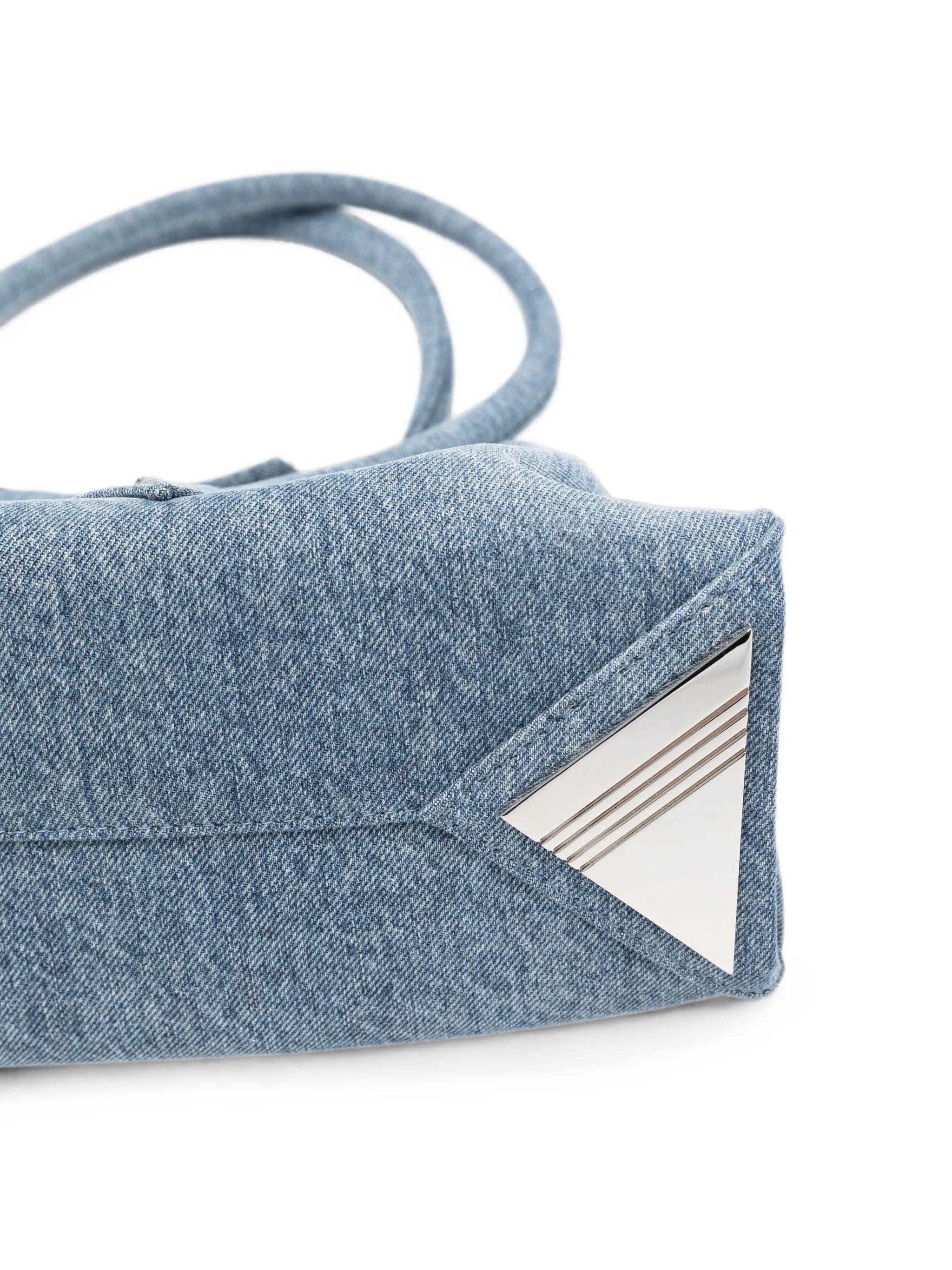 The Attico denim - effect shoulder bag
