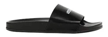 Vetements Logo Leather Slides
