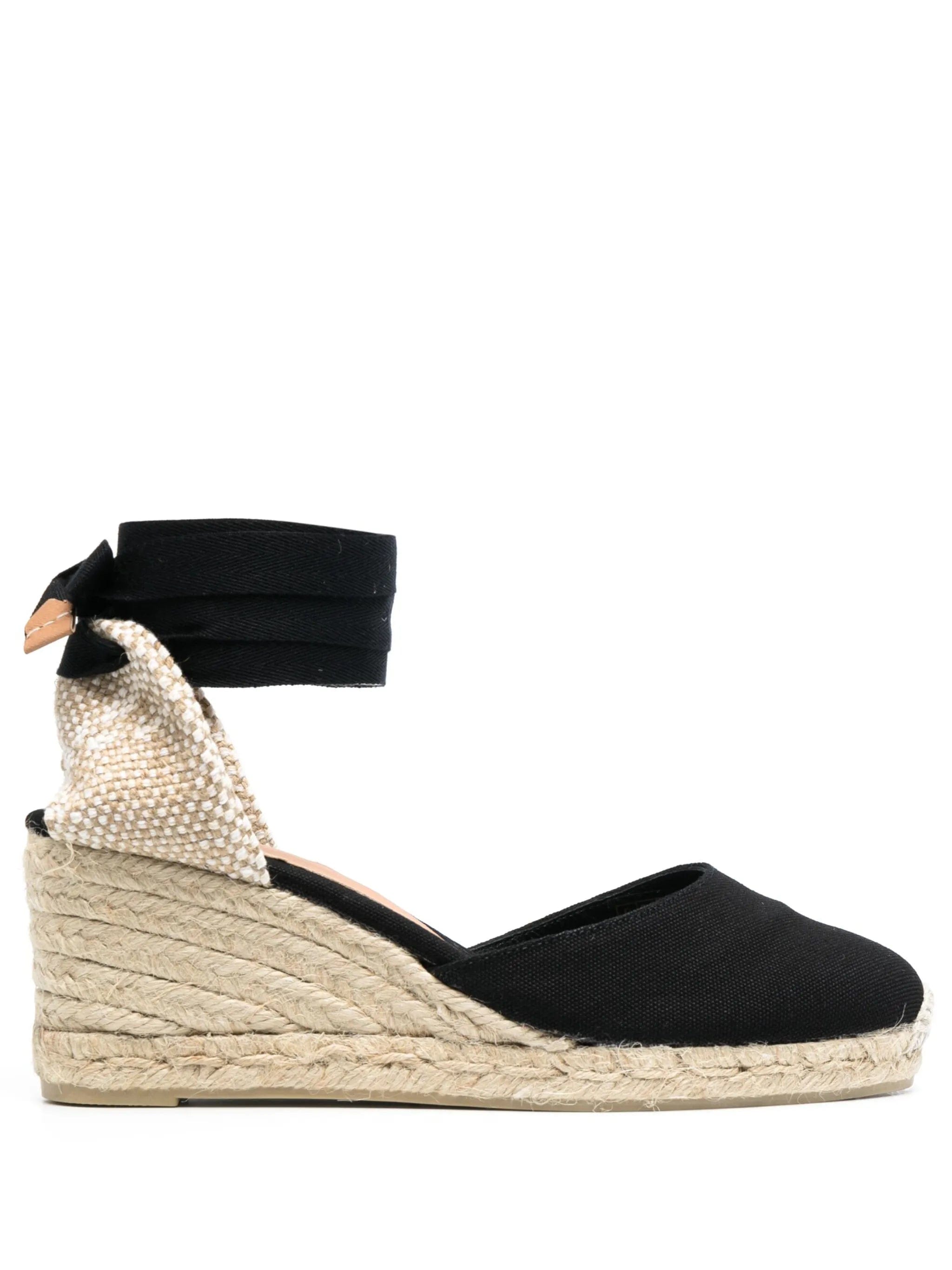 Castañer Carina lace - up wedge espadrilles