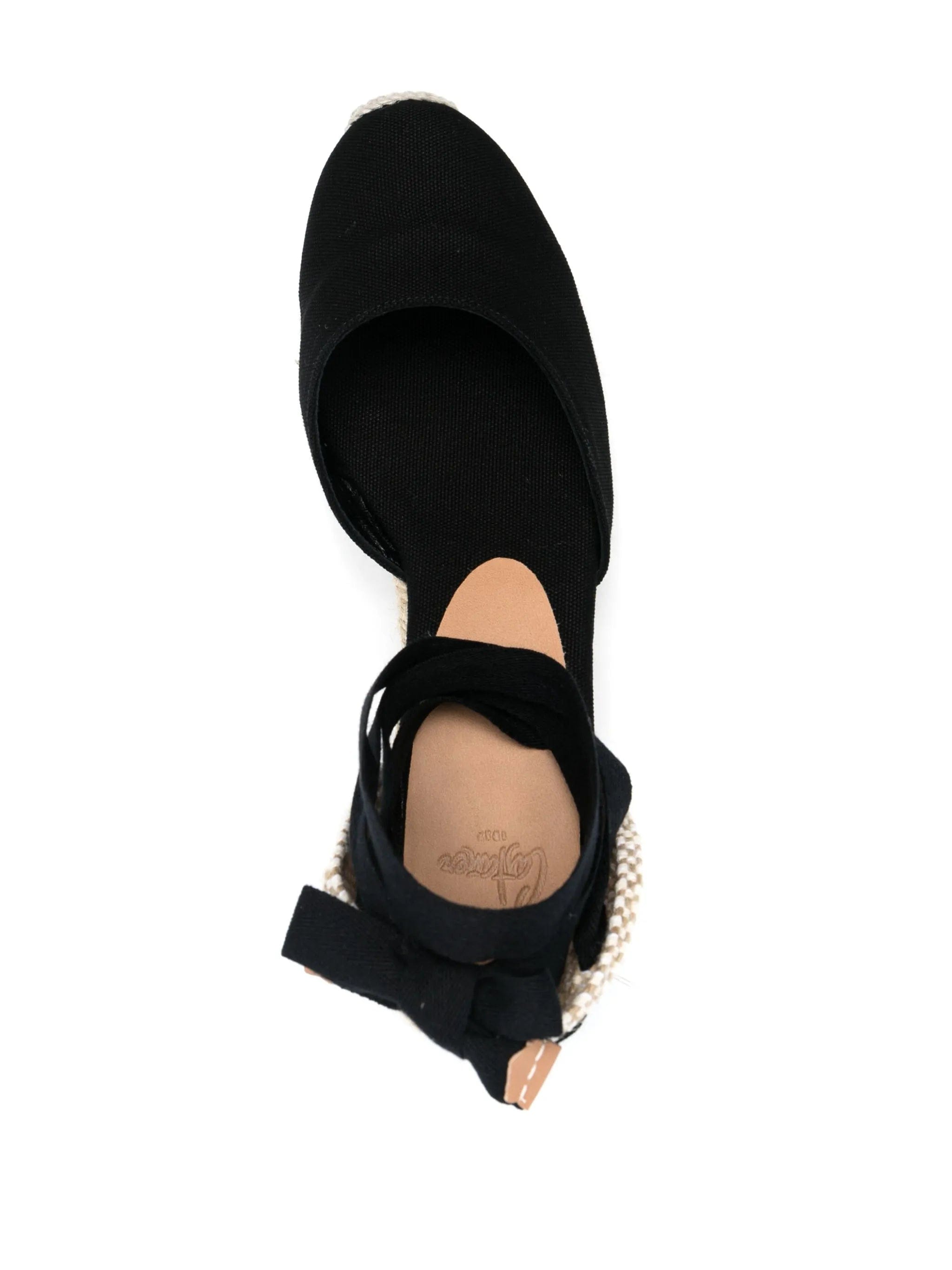 Castañer Carina lace - up wedge espadrilles