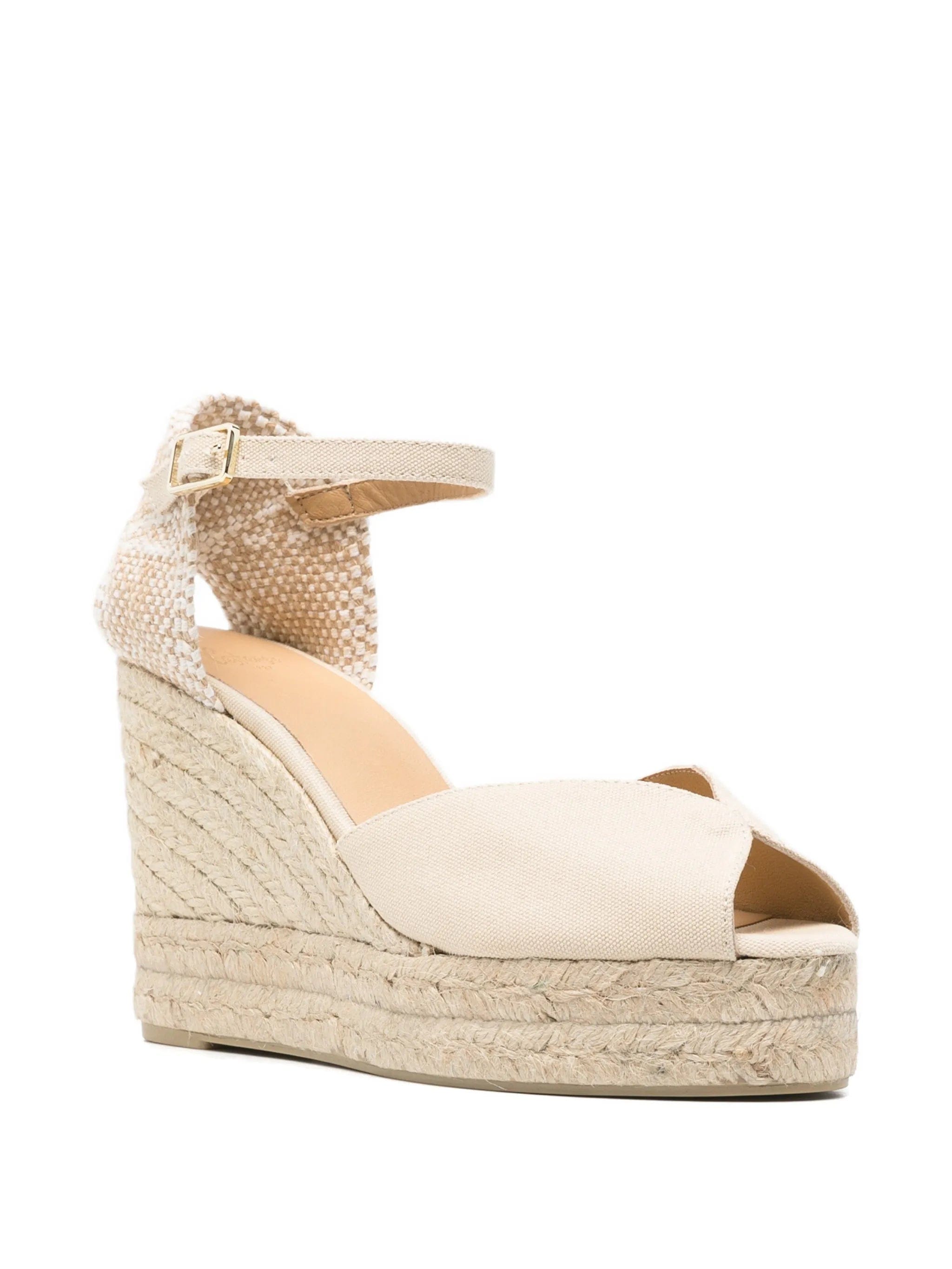 Castañer Bianca peep - toe espadrilles