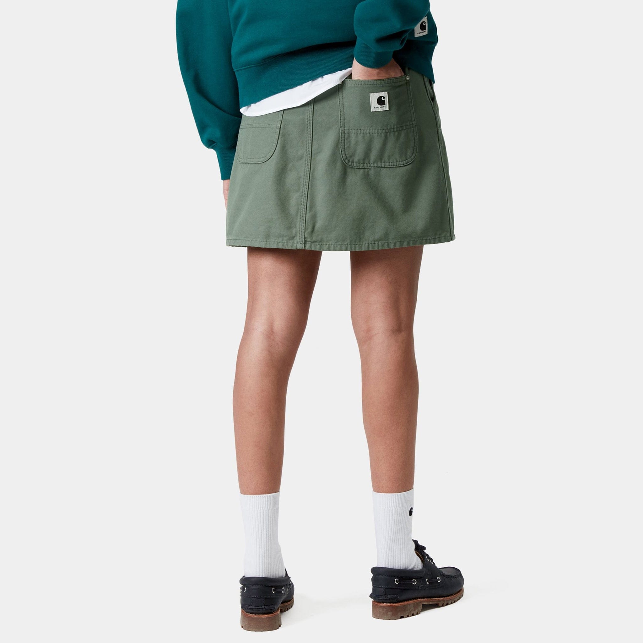 Carhartt WIP W' Maeve Double Knee Skirt (Park Stone)