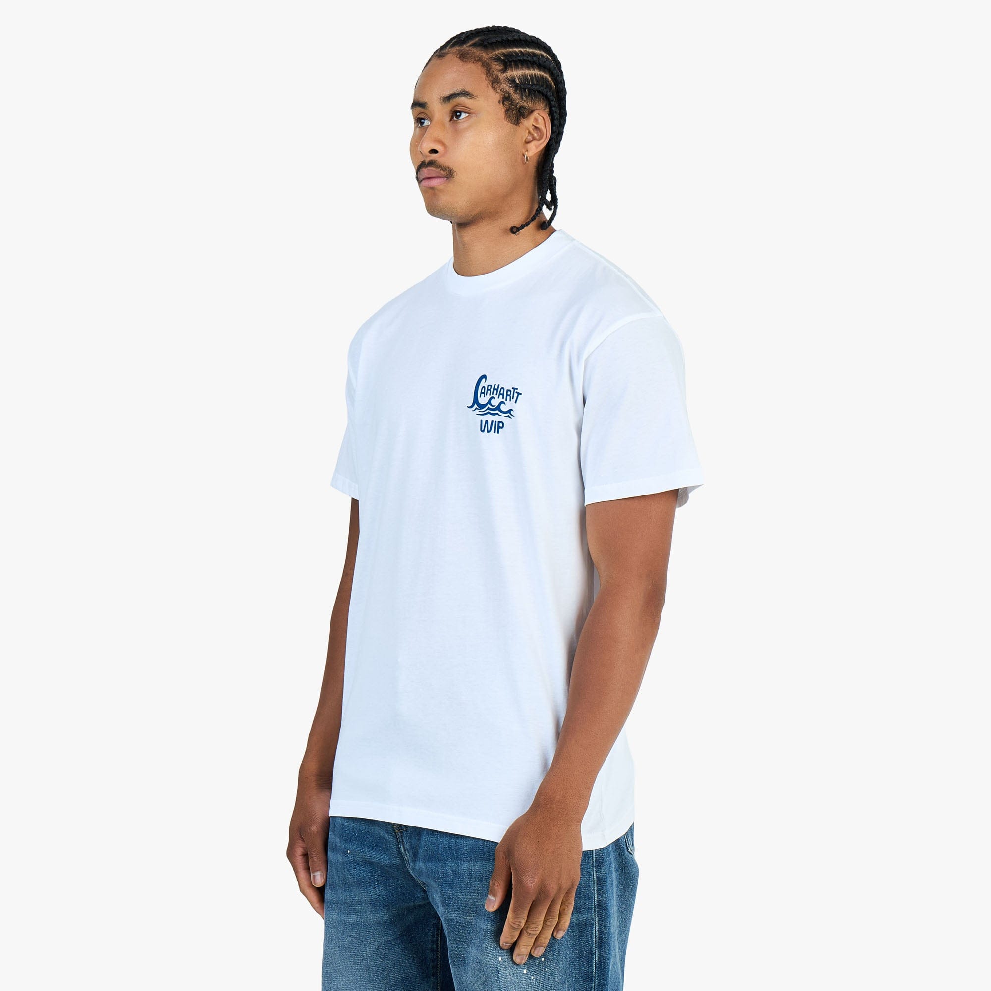 Carhartt WIP Waves T - Shirt / White