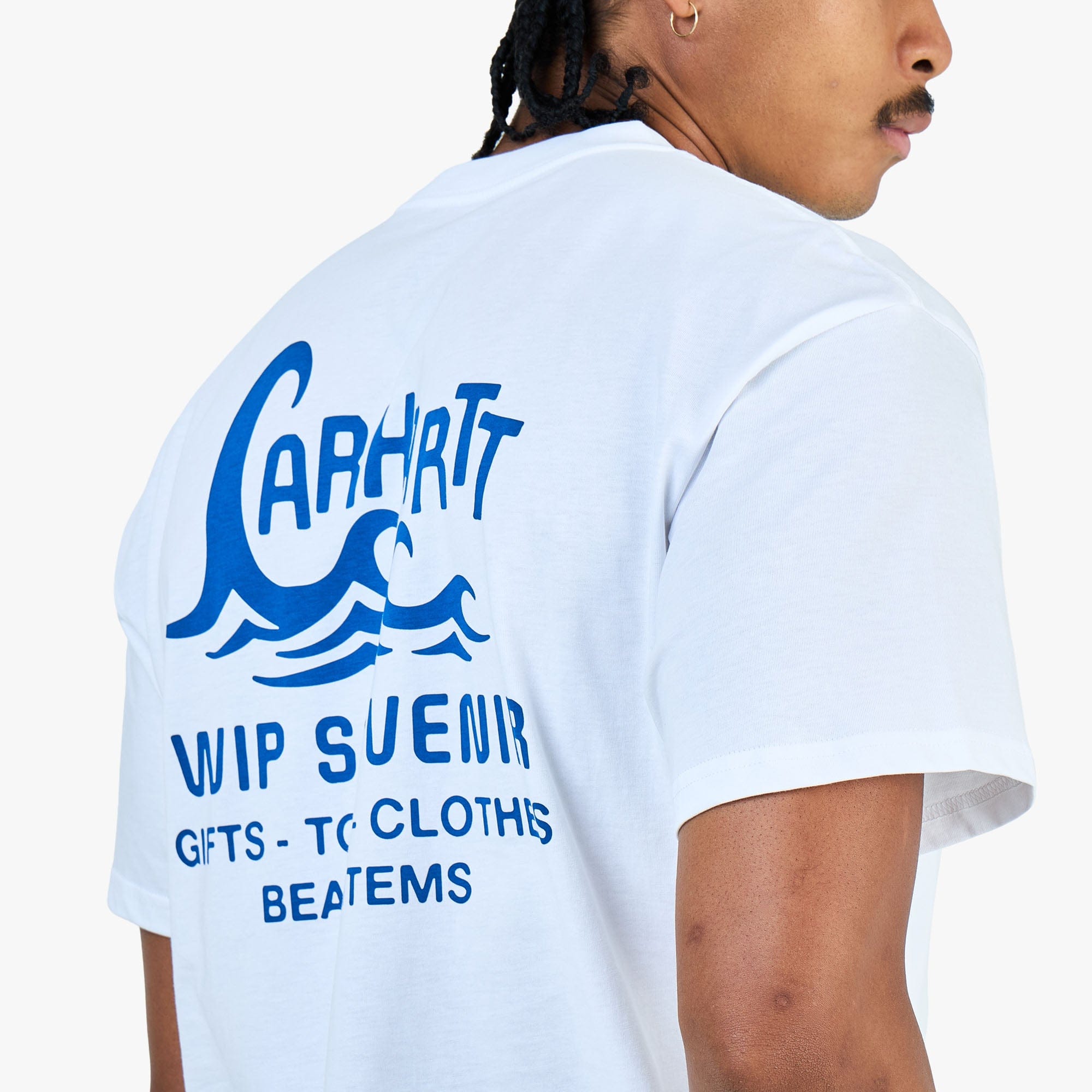 Carhartt WIP Waves T - Shirt / White