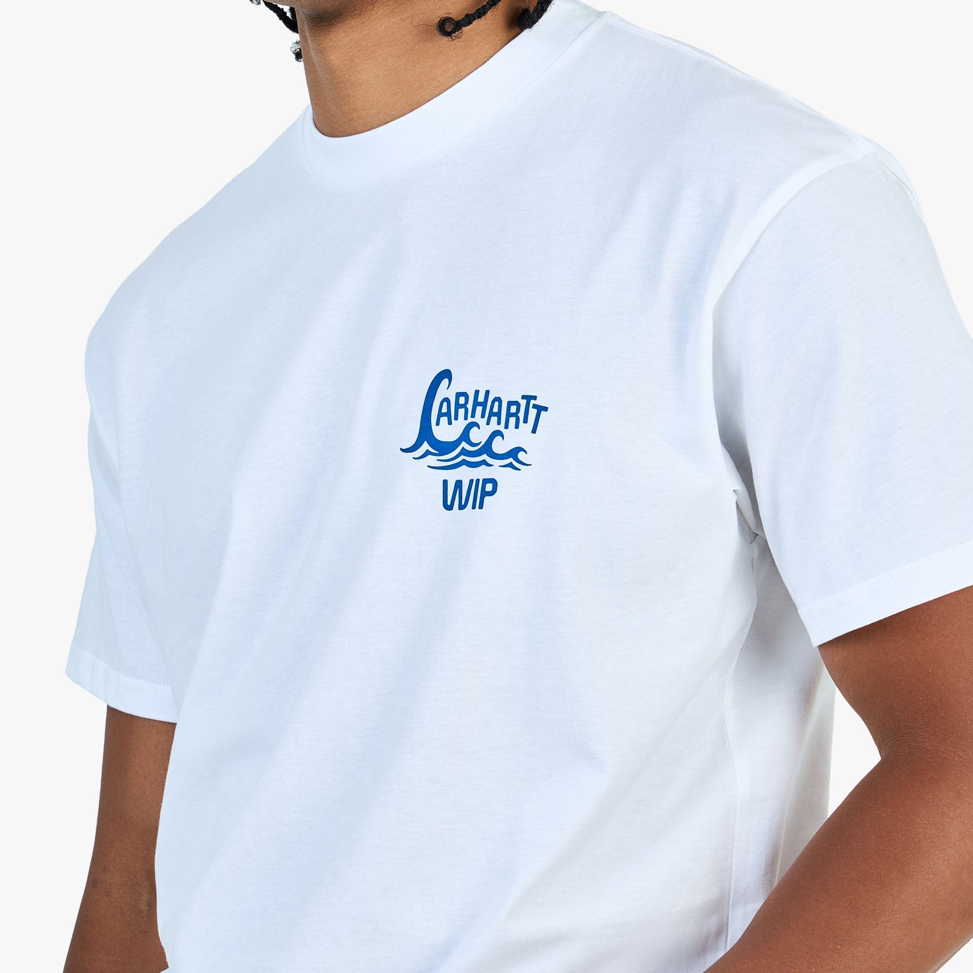 Carhartt WIP Waves T - Shirt / White
