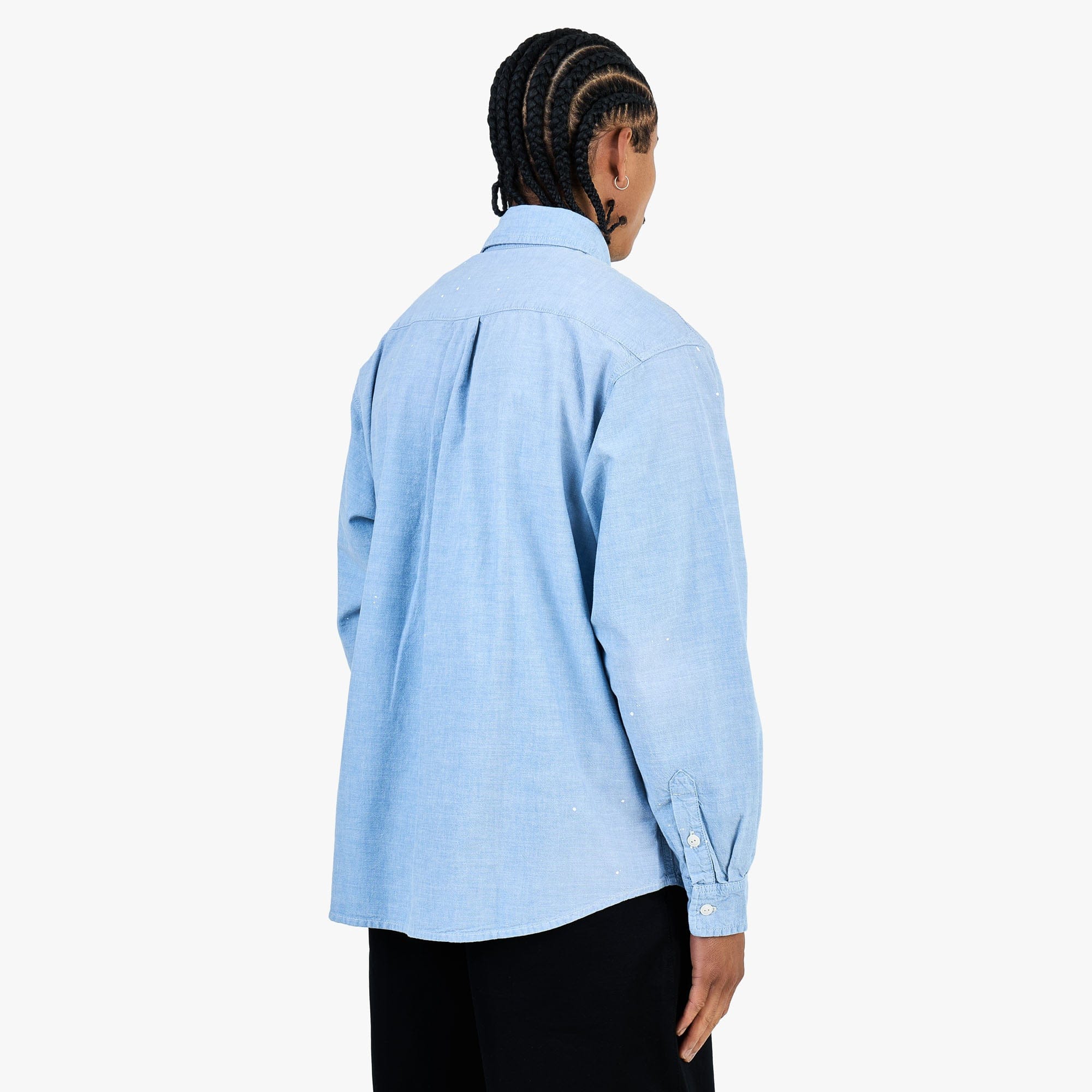 Carhartt WIP Longsleeve Painter Shirt Blue / Splatter