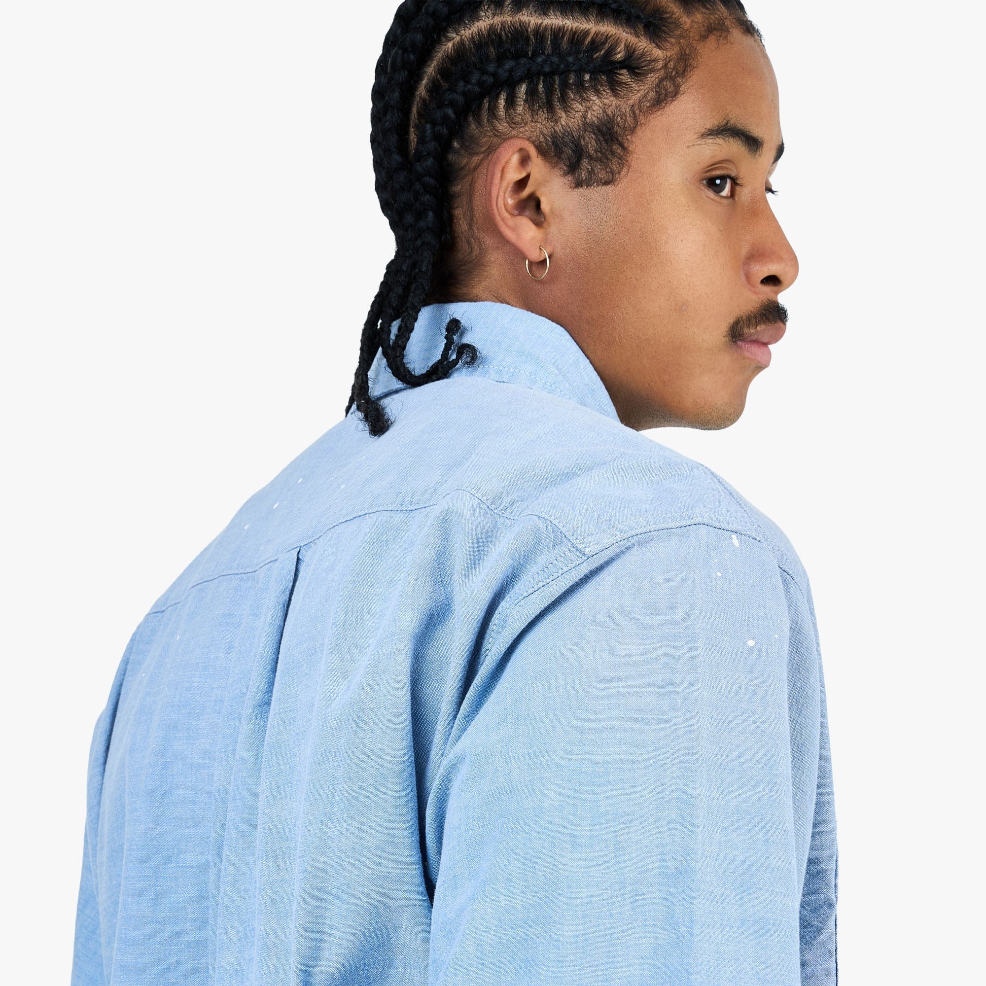 Carhartt WIP Longsleeve Painter Shirt Blue / Splatter