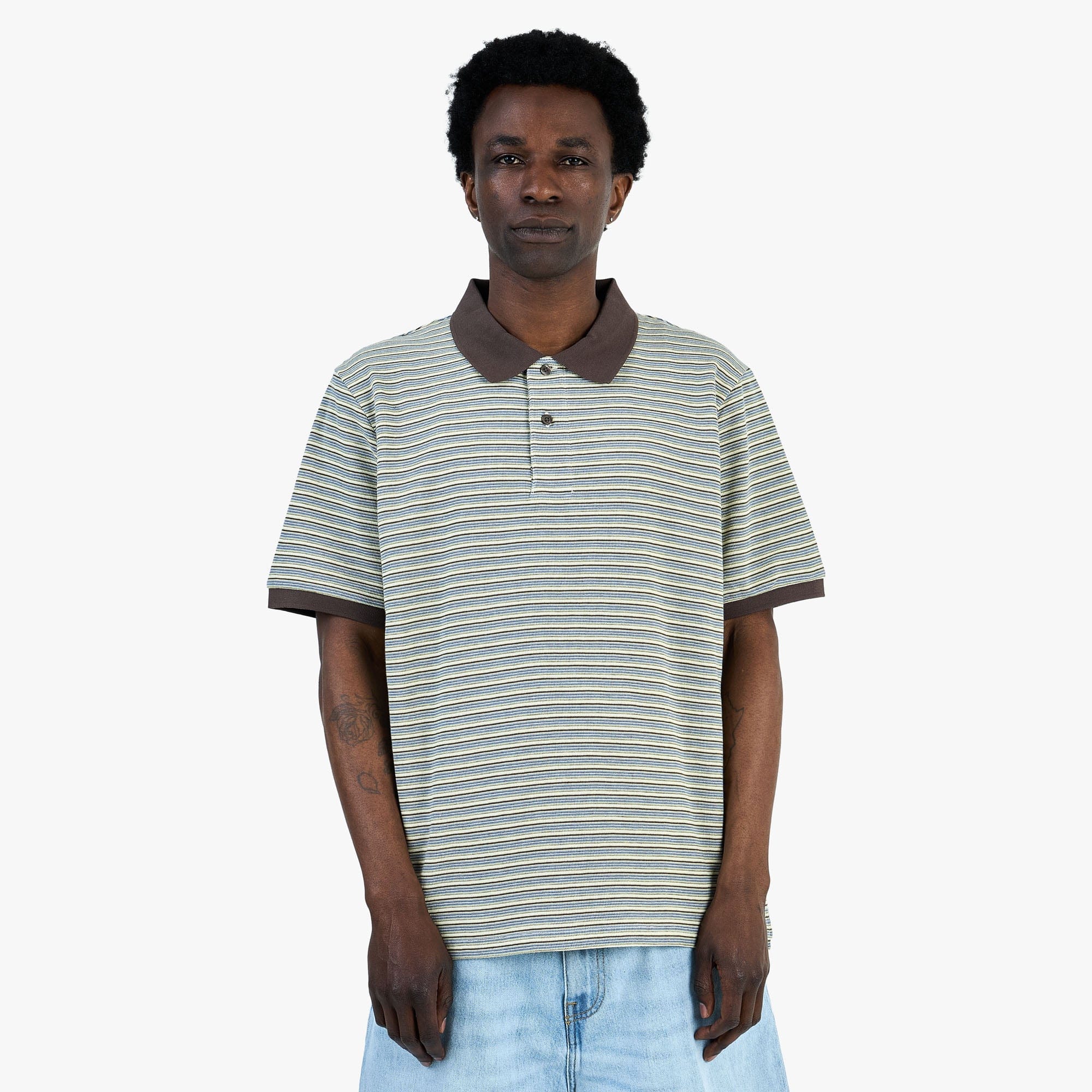 Carhartt WIP Dion Polo Dion Stripe / Wax