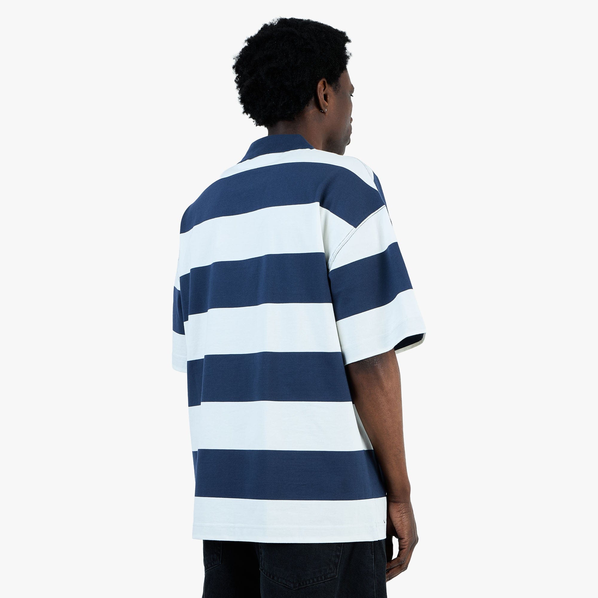Carhartt WIP Delray Polo Delray Stripe / Blue
