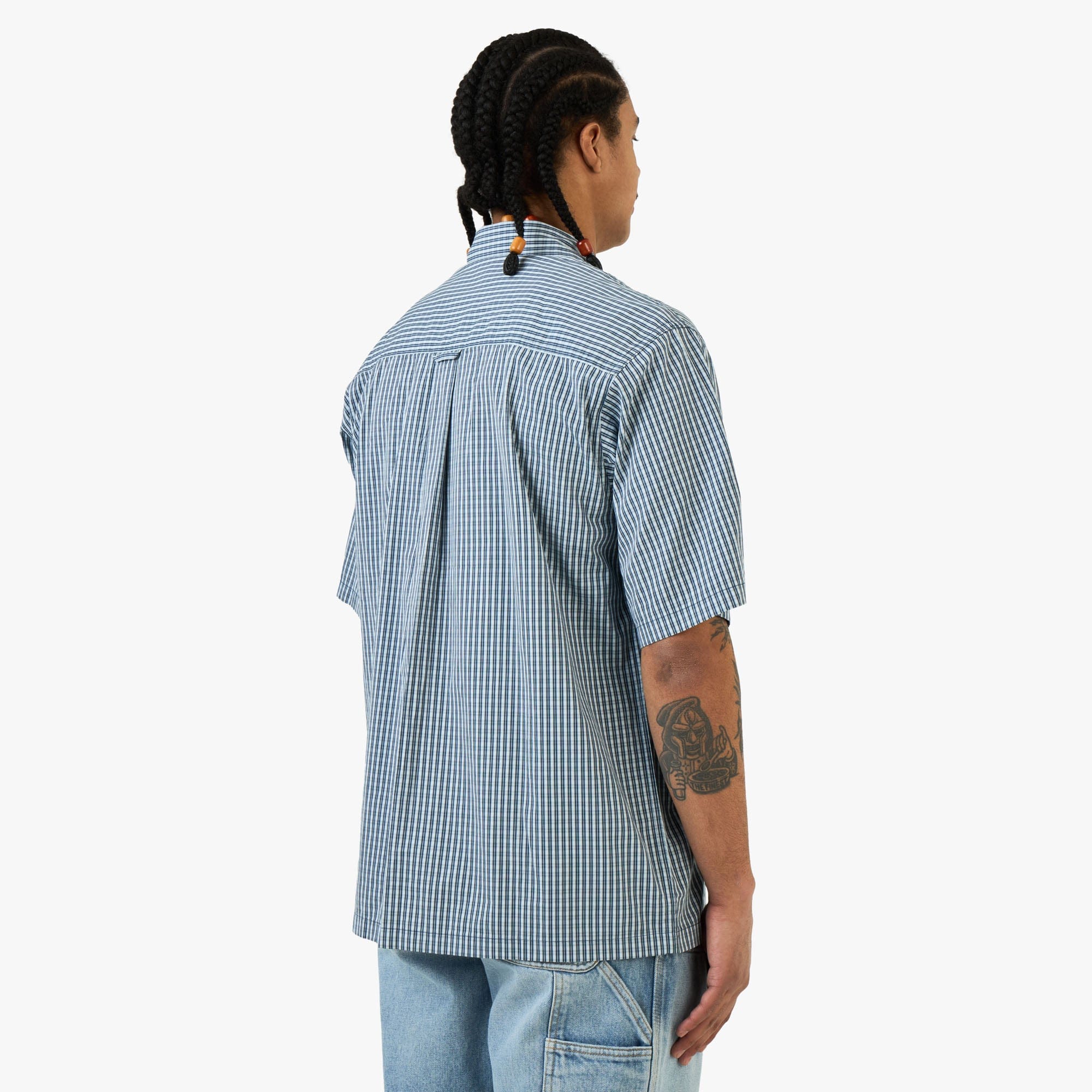 Carhartt WIP Short Sleeve Groff Shirt Groff Check / Blue River