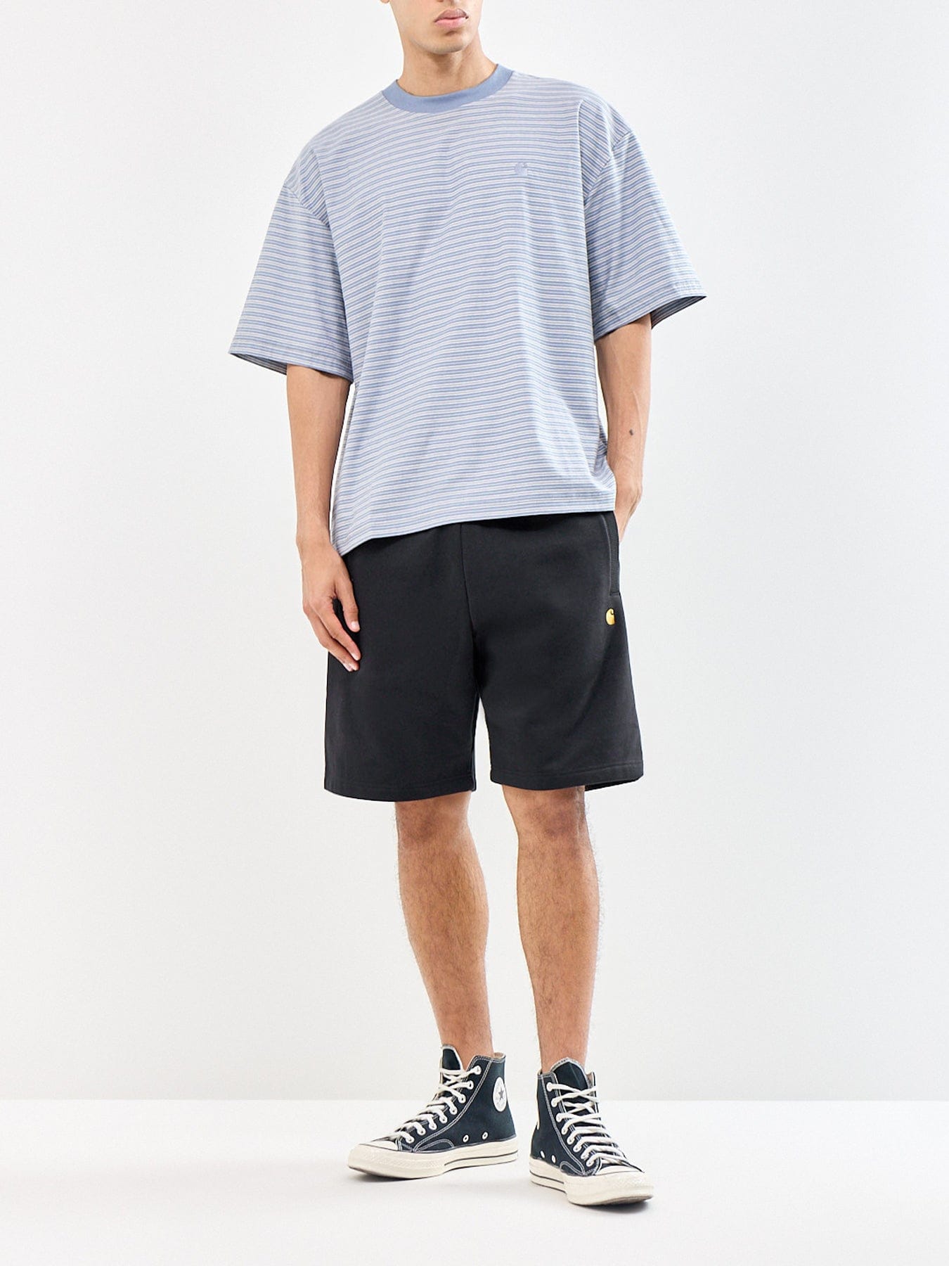 Carhartt WIP Chase Sweat Shorts Black