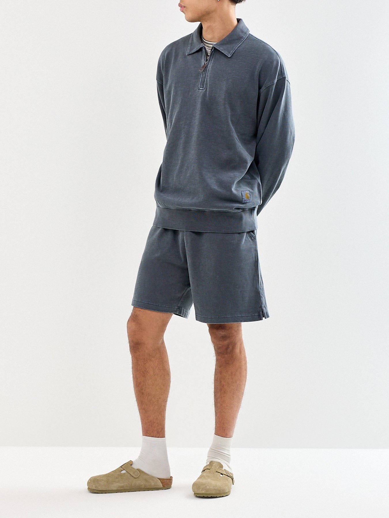 Carhartt WIP Harper Sweat Shorts Grey
