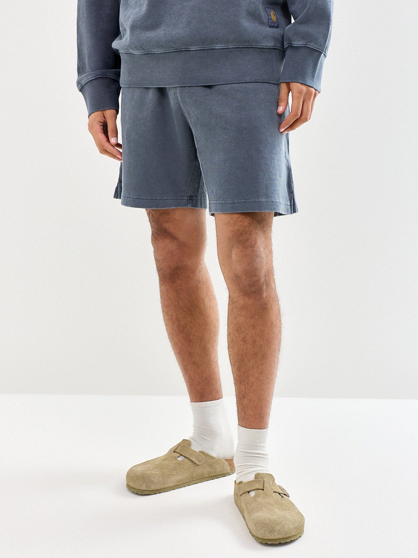 Carhartt WIP Harper Sweat Shorts Grey