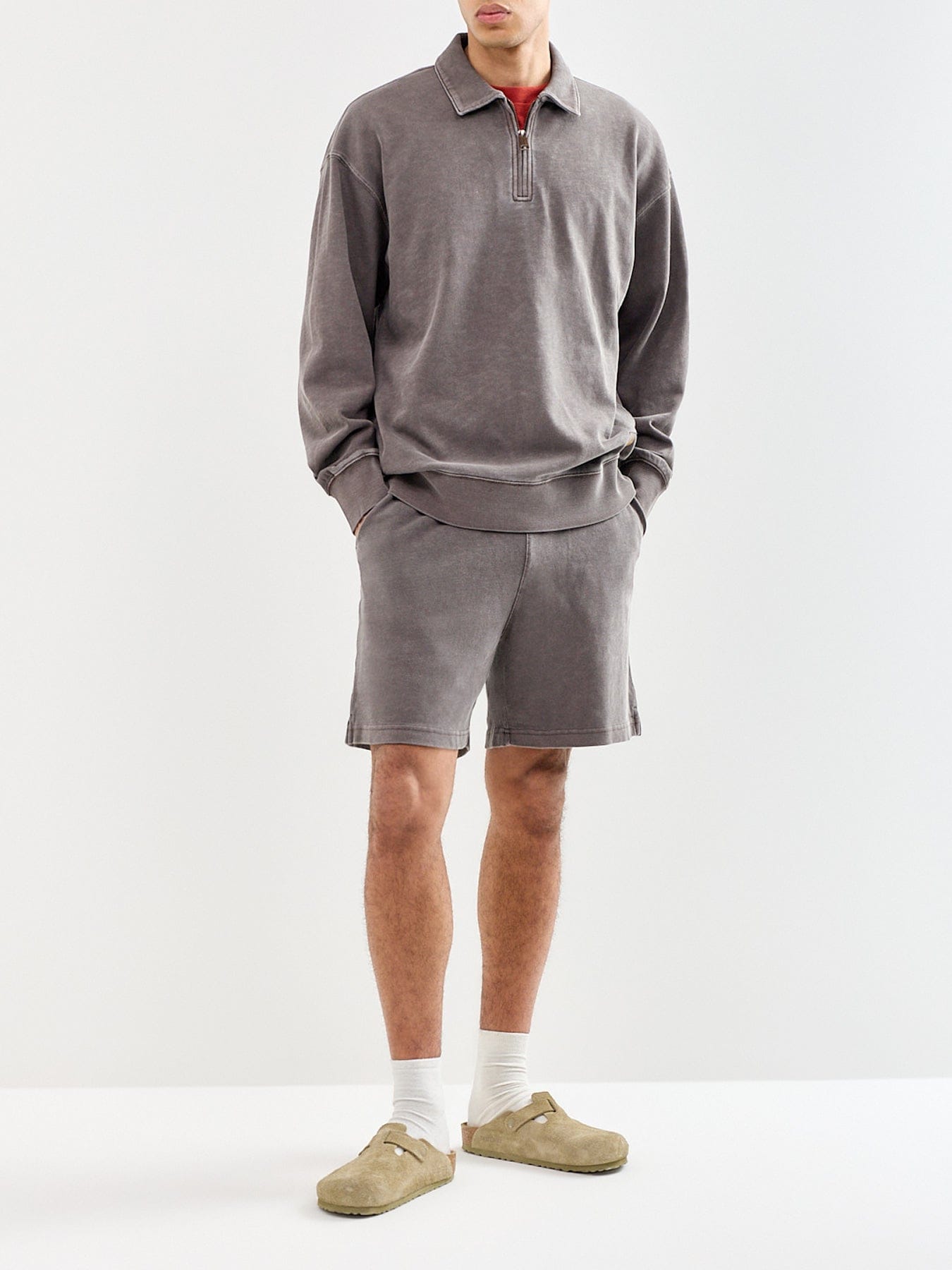 Carhartt WIP Harper Sweat Shorts Brown