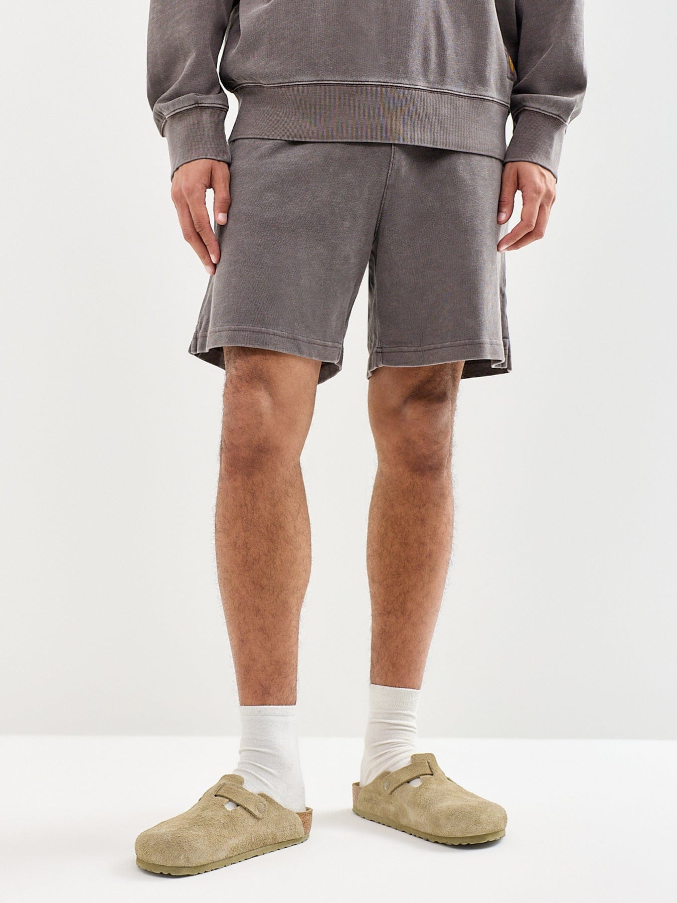 Carhartt WIP Harper Sweat Shorts Brown