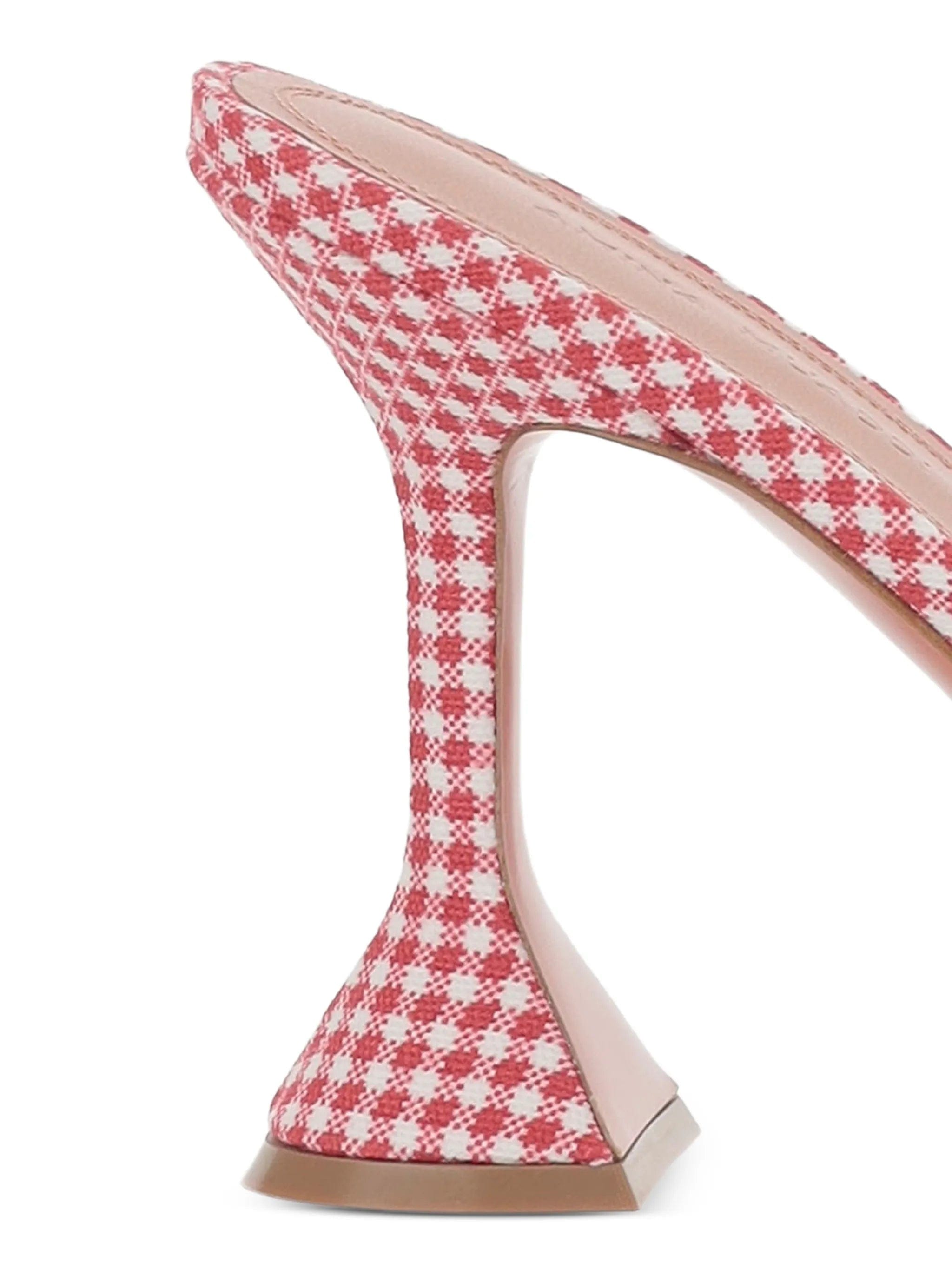 Amina Muaddi Lupita gingham sandals