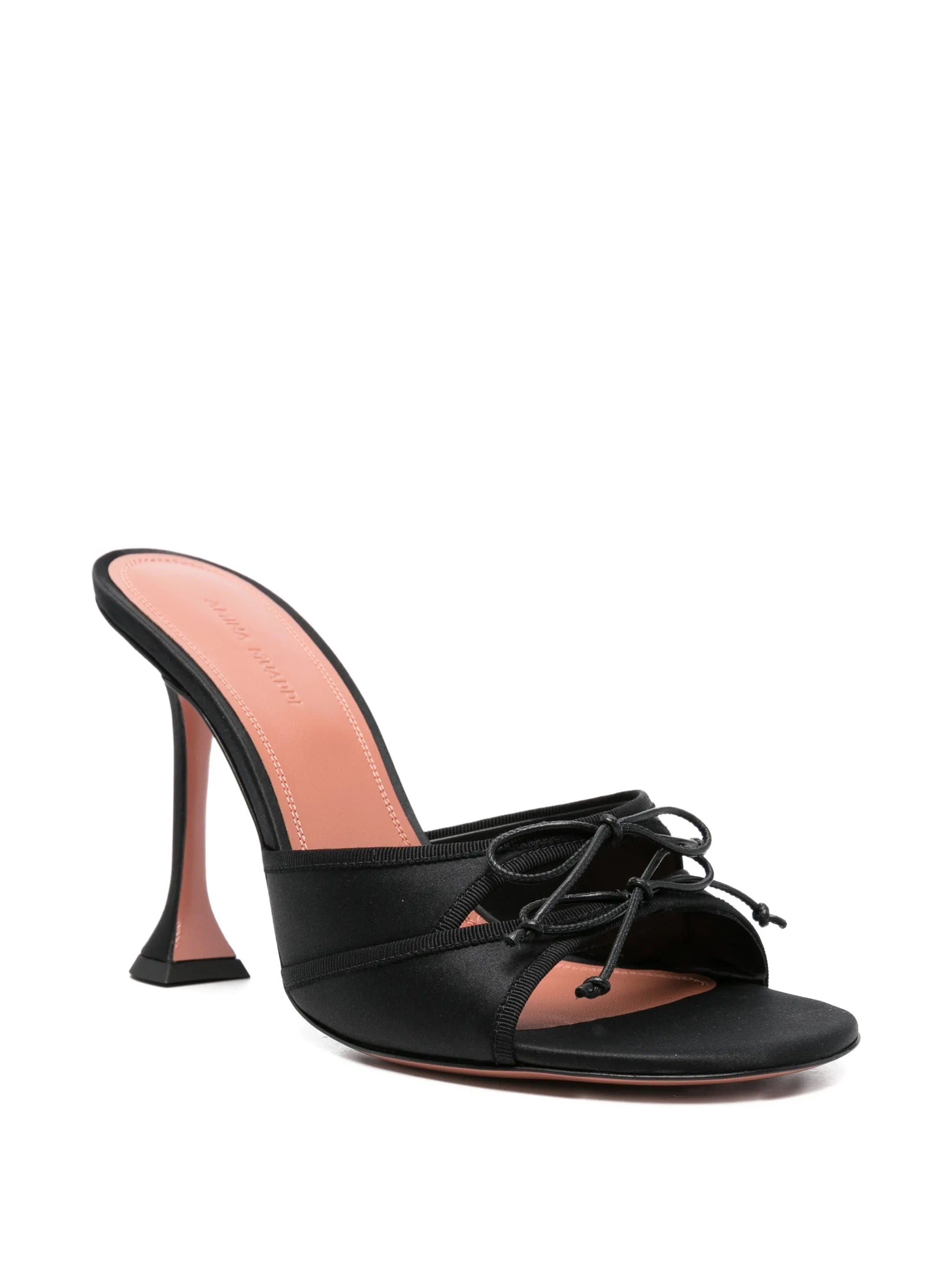 Amina Muaddi Eleonora bow sandals