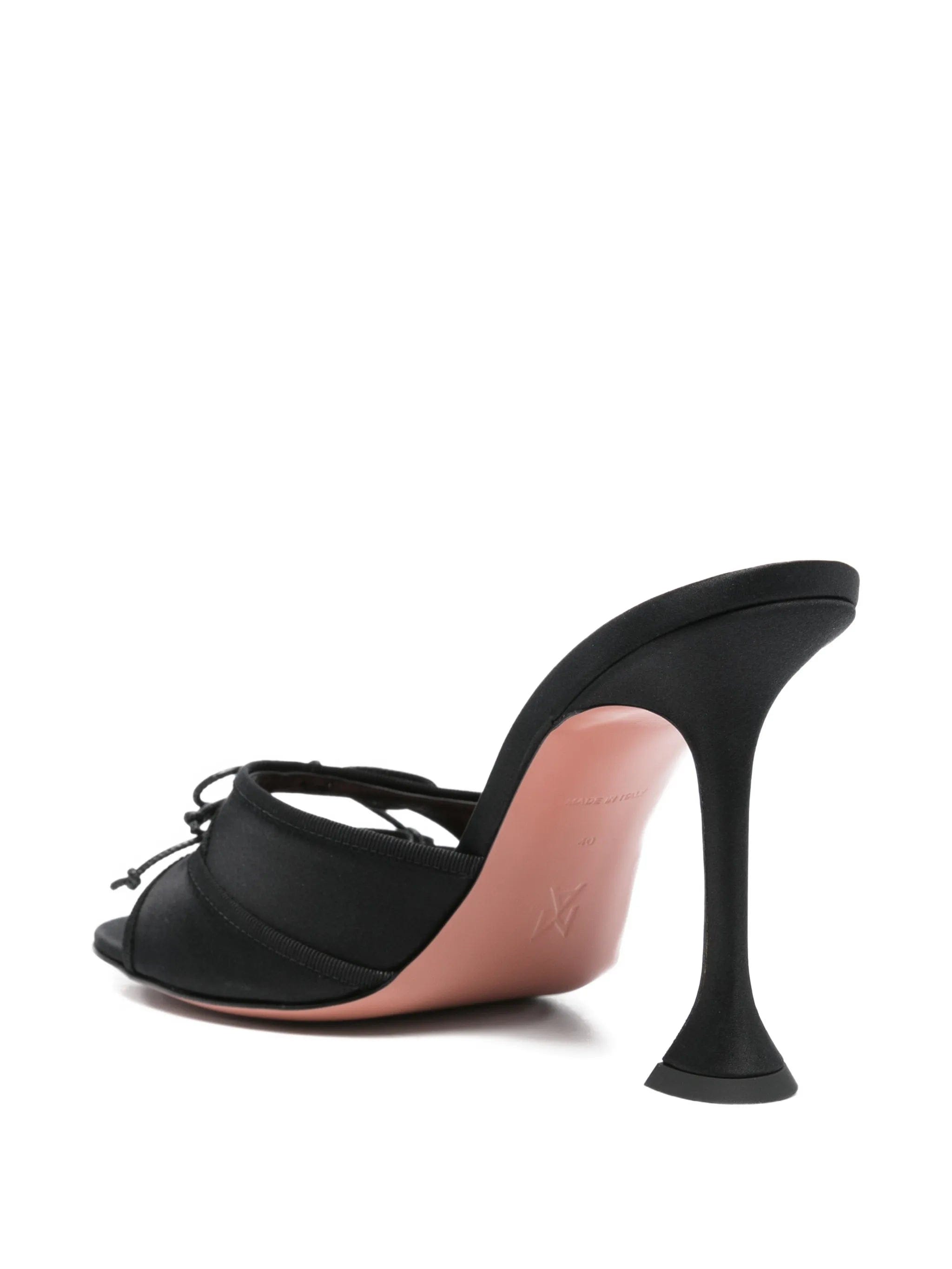 Amina Muaddi Eleonora bow sandals