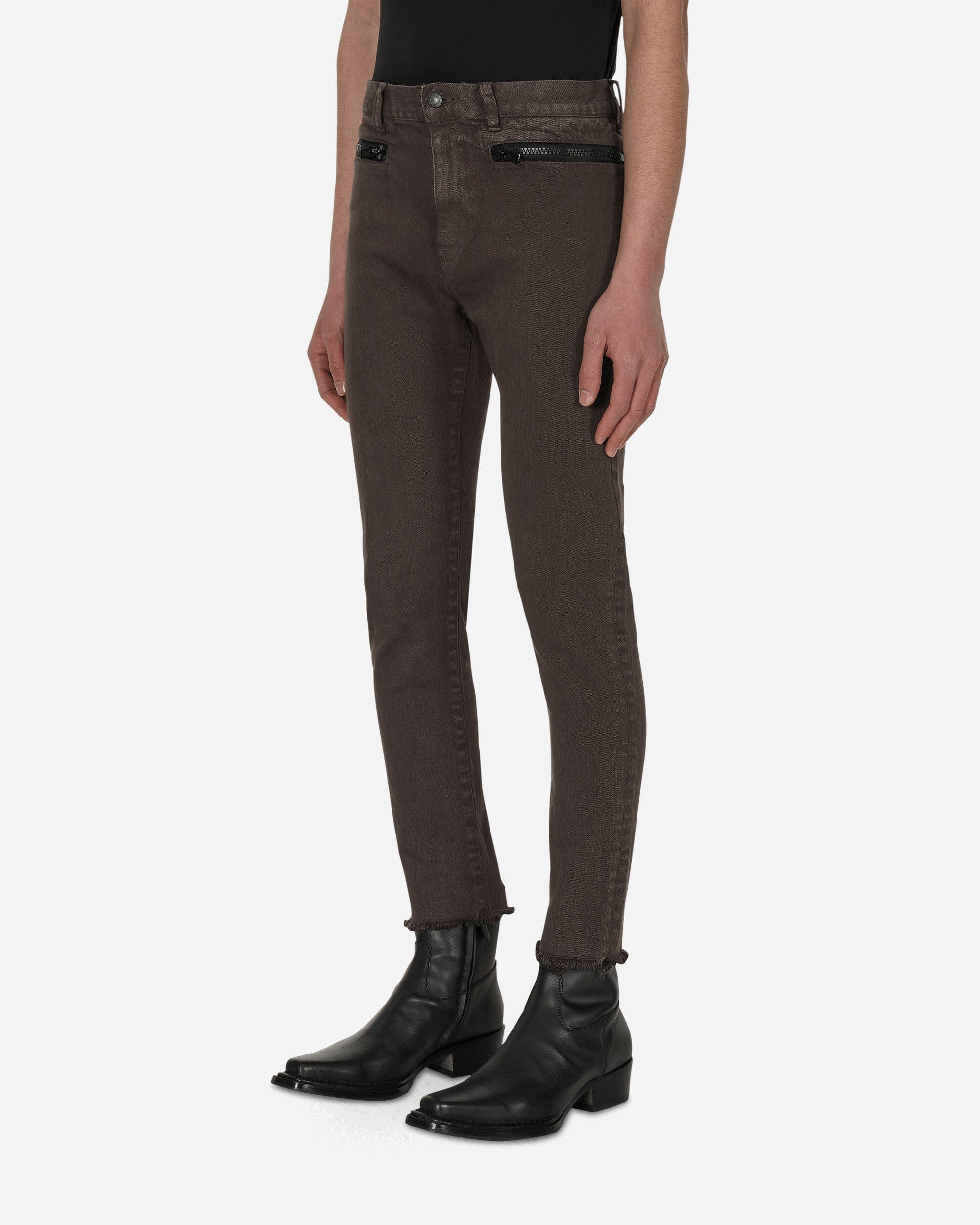 Undercover Zip Denim Pants Grey