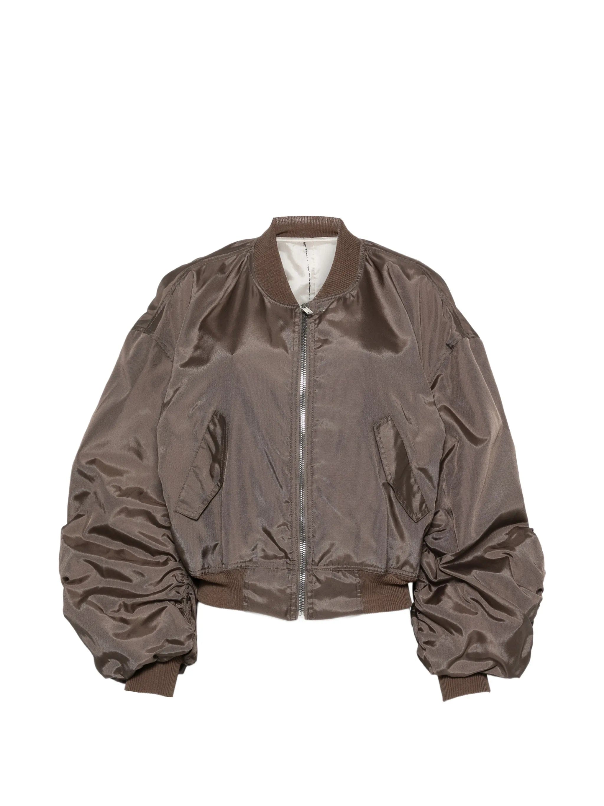 Rick Owens padded zip - up bomber jacket