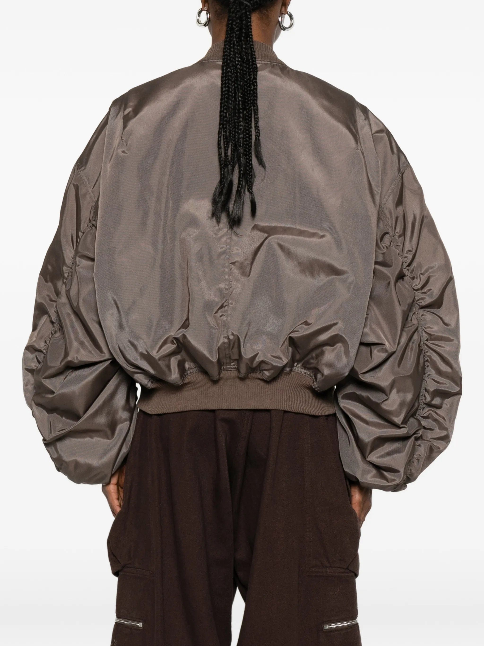 Rick Owens padded zip - up bomber jacket