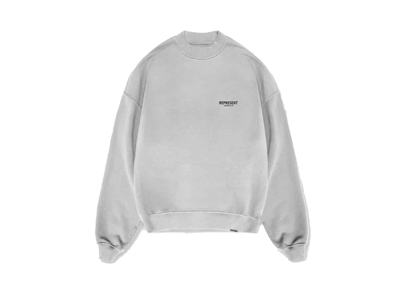 Represent Owners Club Sweater Ash Grey / Black