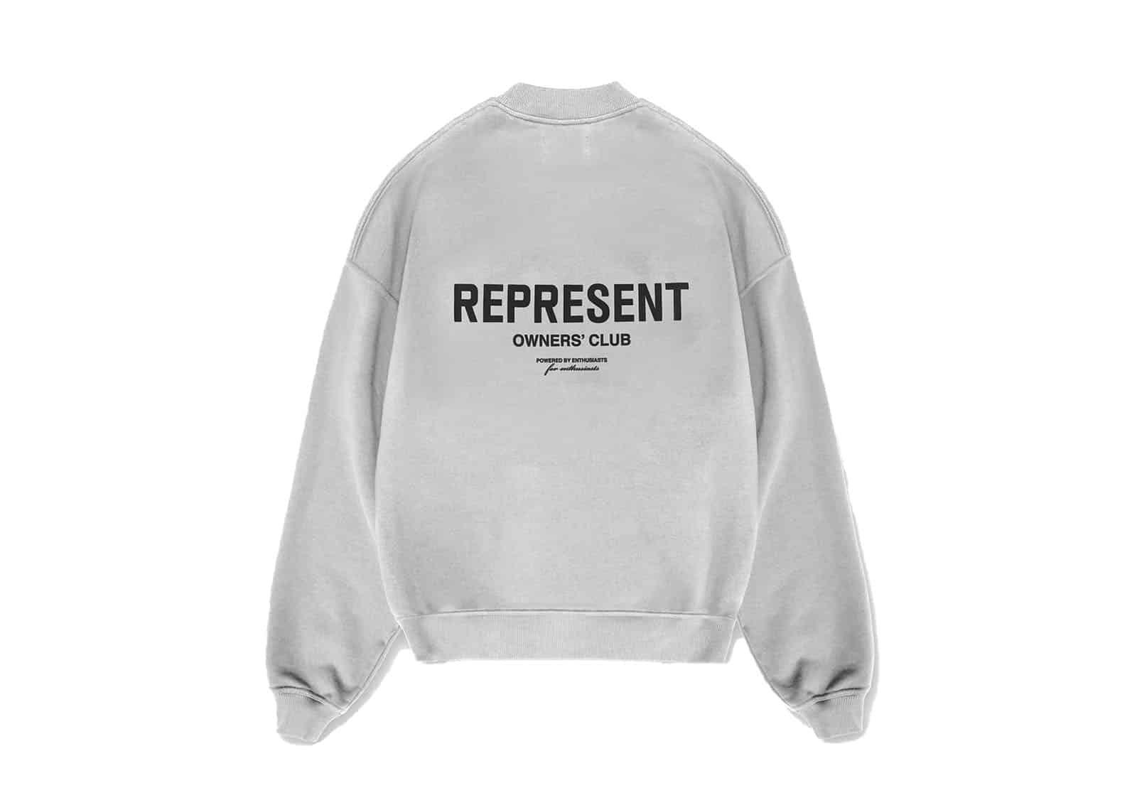Represent Owners Club Sweater Ash Grey / Black