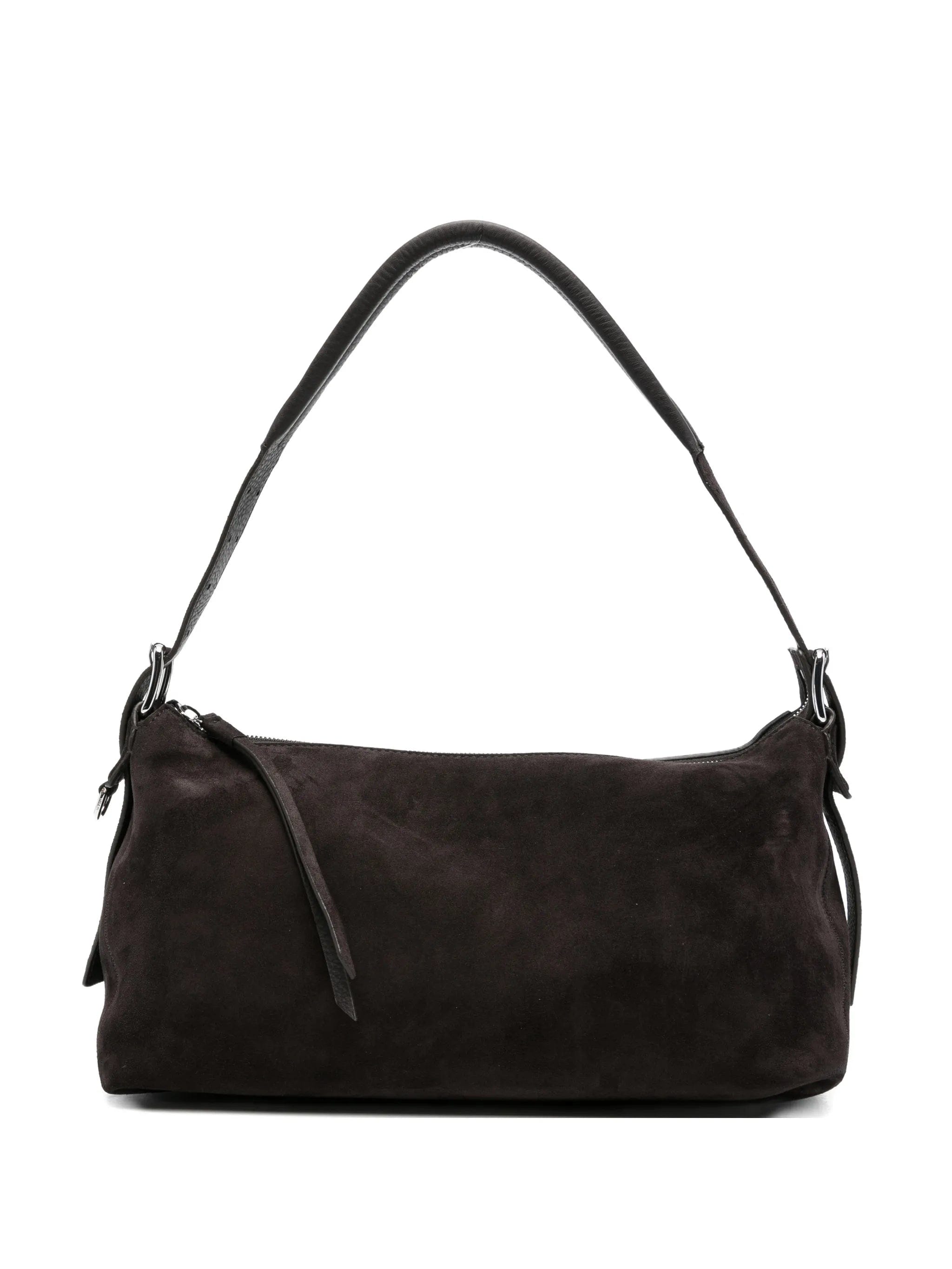 Lemaire belted Baguette bag in suede leather