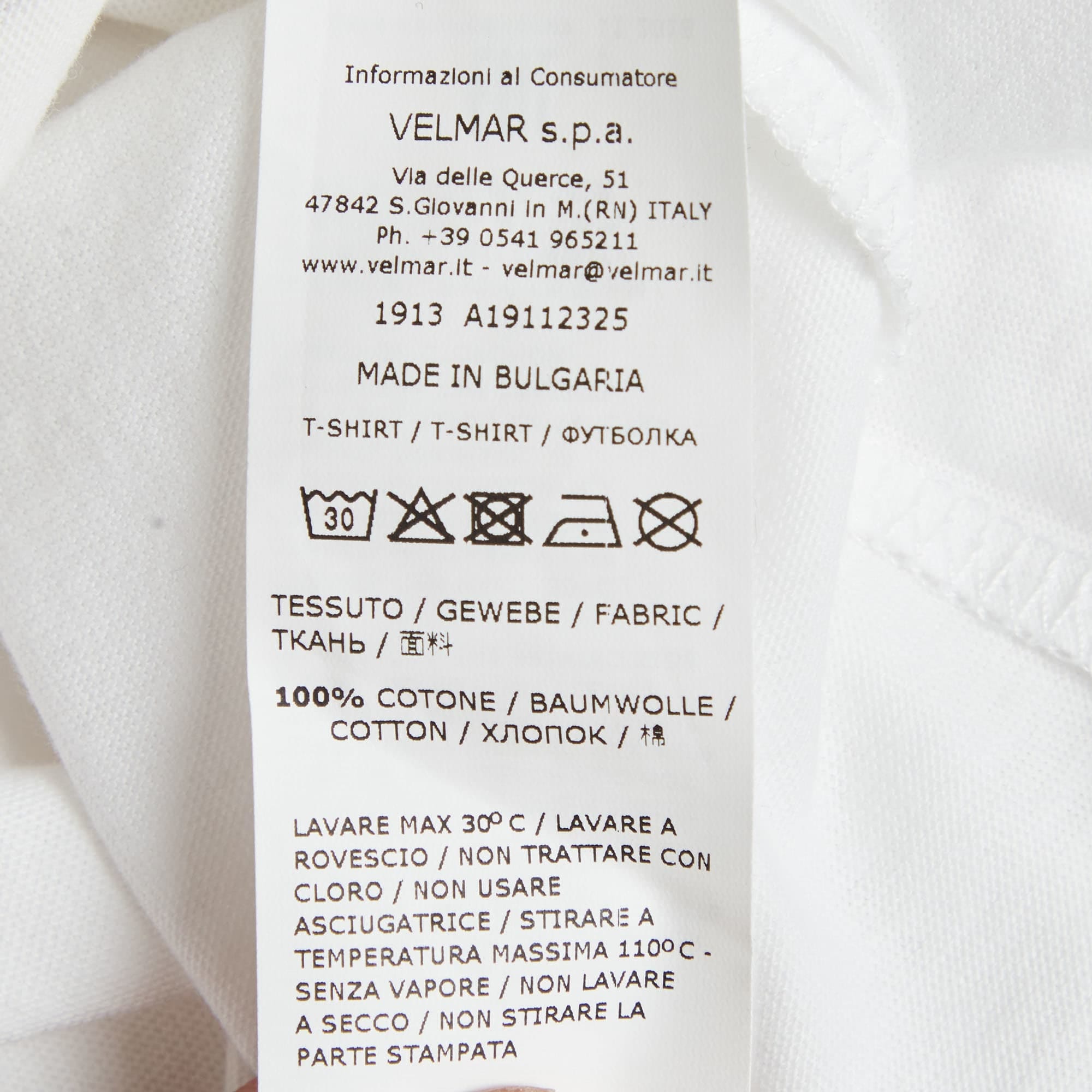 Moschino Swim White Gummy Bear Logo Print T - Shirt