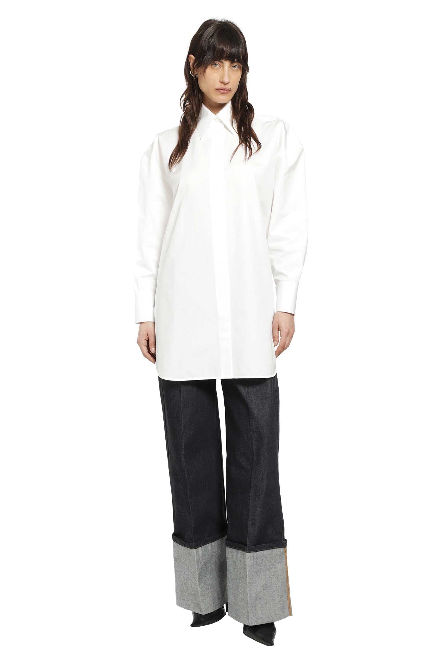 Givenchy Asymmetric Poplin Shirt